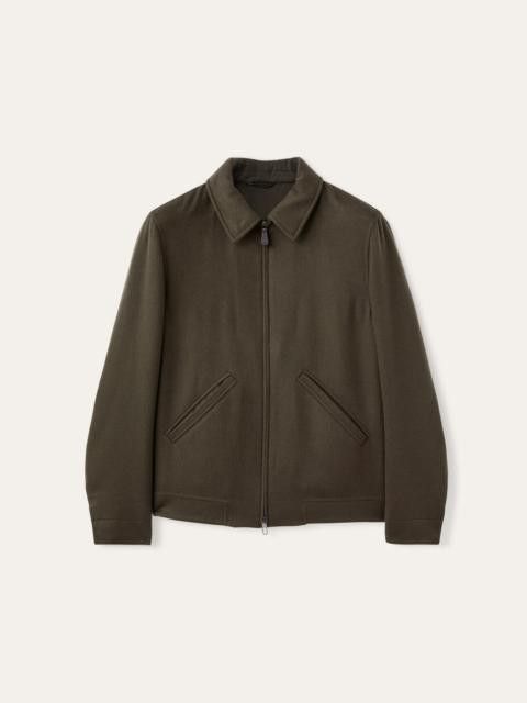 Loro Piana o1w1db10225 FAM4588 Bomber Jacket in Coal Green Size US S / EU 44-46 / 1 - 1 Preview