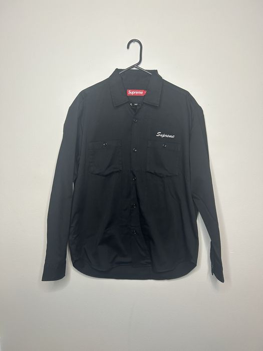 Supreme American Psycho work shirt | Grailed