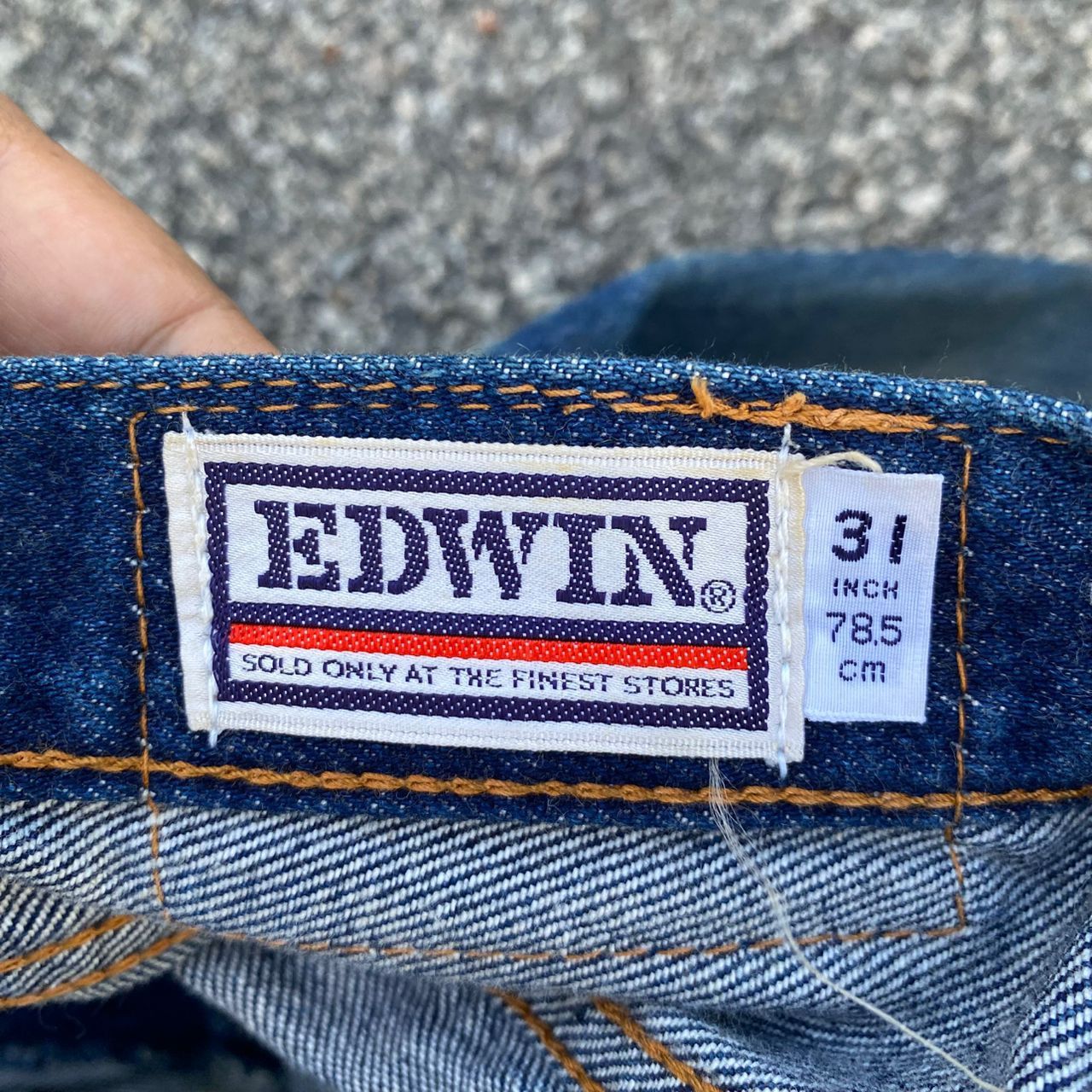 Japanese Brand Vintage 80s Edwin Western Denim Jeans Size US 30 / EU 46 - 18 Thumbnail