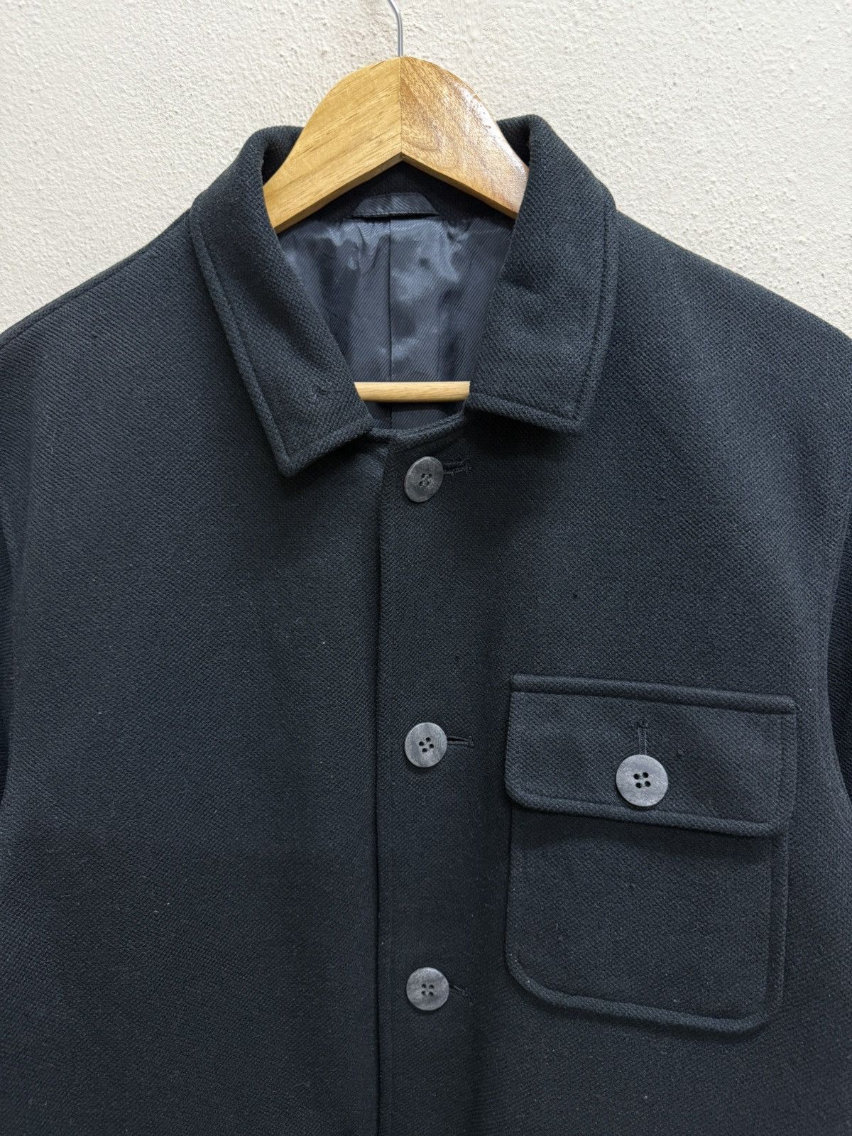 Japanese Brand Aburaysia mode pour homme wool button up jacket Size US M / EU 48-50 / 2 - 15 Thumbnail