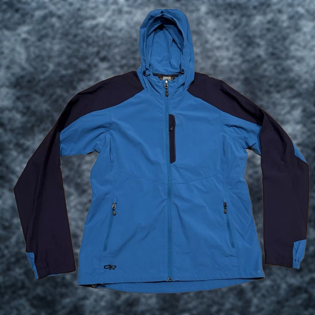 Outdoor Research Outdoor Research Jacket Womens XL Blue Ferrosi Hooded Women Size Full Zip Pockets Size XL / US 12-14 / IT 48-50 - 1 Thumbnail