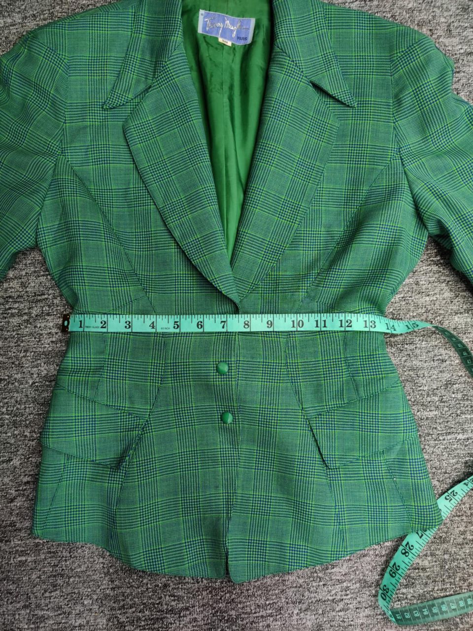 Thierry Mugler Thierry Mugler Paris Wool Belted Blazer Size S / US 4 / IT 40 - 17 Thumbnail