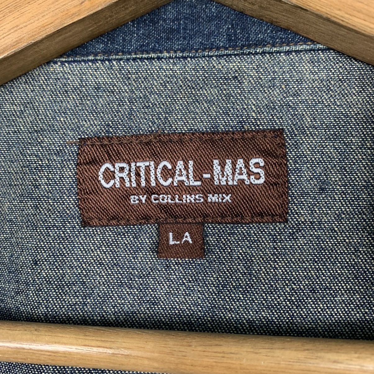 Japanese Brand Critical Mas By Collins Mix Denim Jacket Size US M / EU 48-50 / 2 - 15 Thumbnail