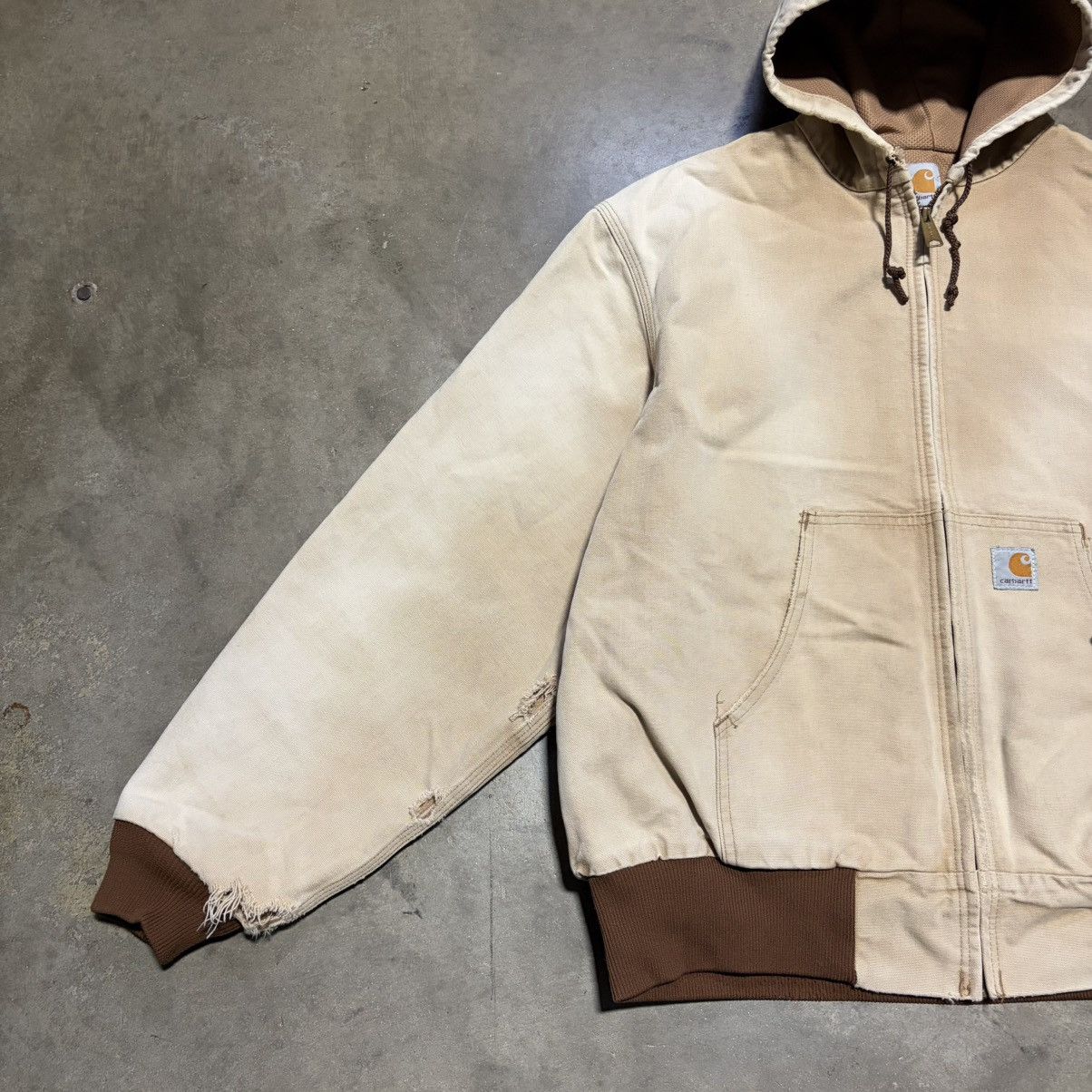 Carhartt Vintage 90s Carhartt Hooded Jacket Thermal Line JR106 J03 Size US XL / EU 56 / 4 - 5 Thumbnail