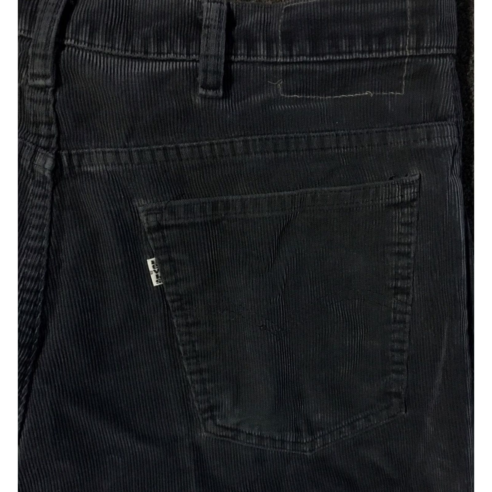 Levi's Levi's 500 Series Jeans Corduroy 70s White Tab Talon Zipper 34/31 in Navy Blue USA Mens Biker Grunge Punk Retro 80s 90s Fashion Size US 34 / EU 50 - 4 Thumbnail