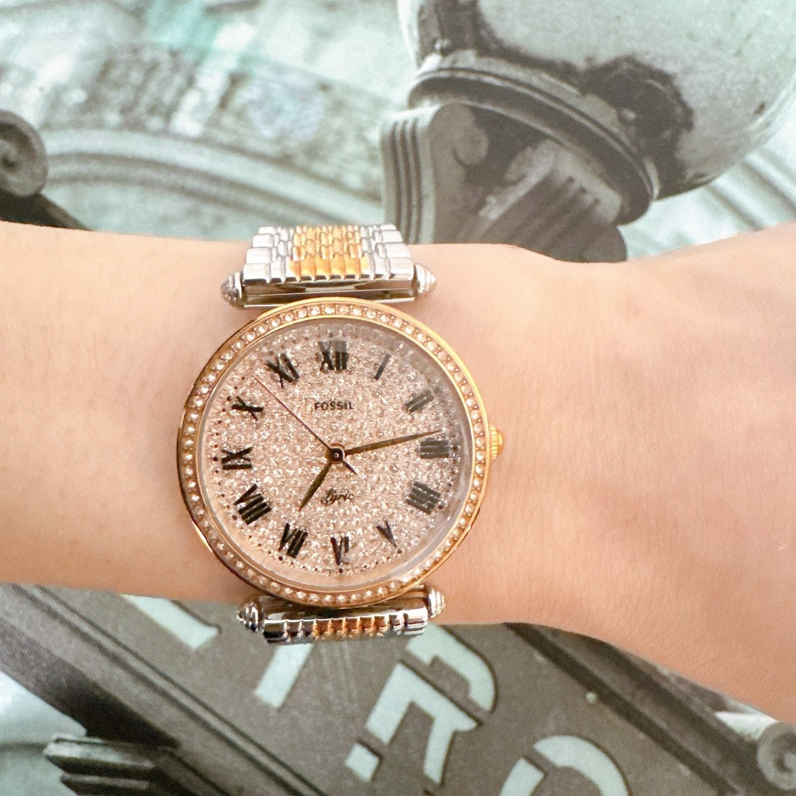 Fossil Fossil LE1074 Limited Edition Lyric Two Tone Stainless Watch Size ONE SIZE - 6 Thumbnail