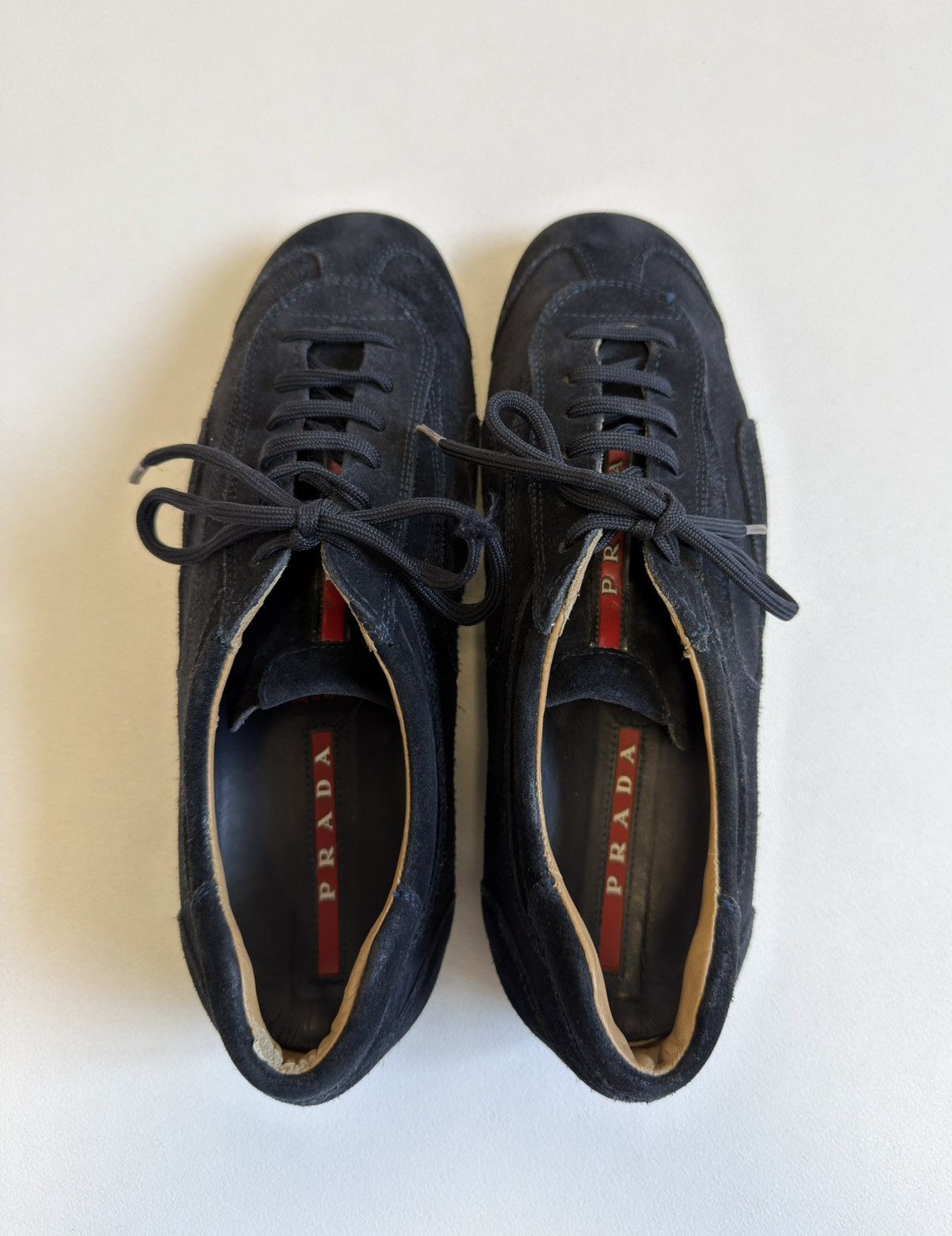 Prada OG Black Suede ‘Montecarlo’ Sneakers Size US 8 / EU 41 - 12 Thumbnail