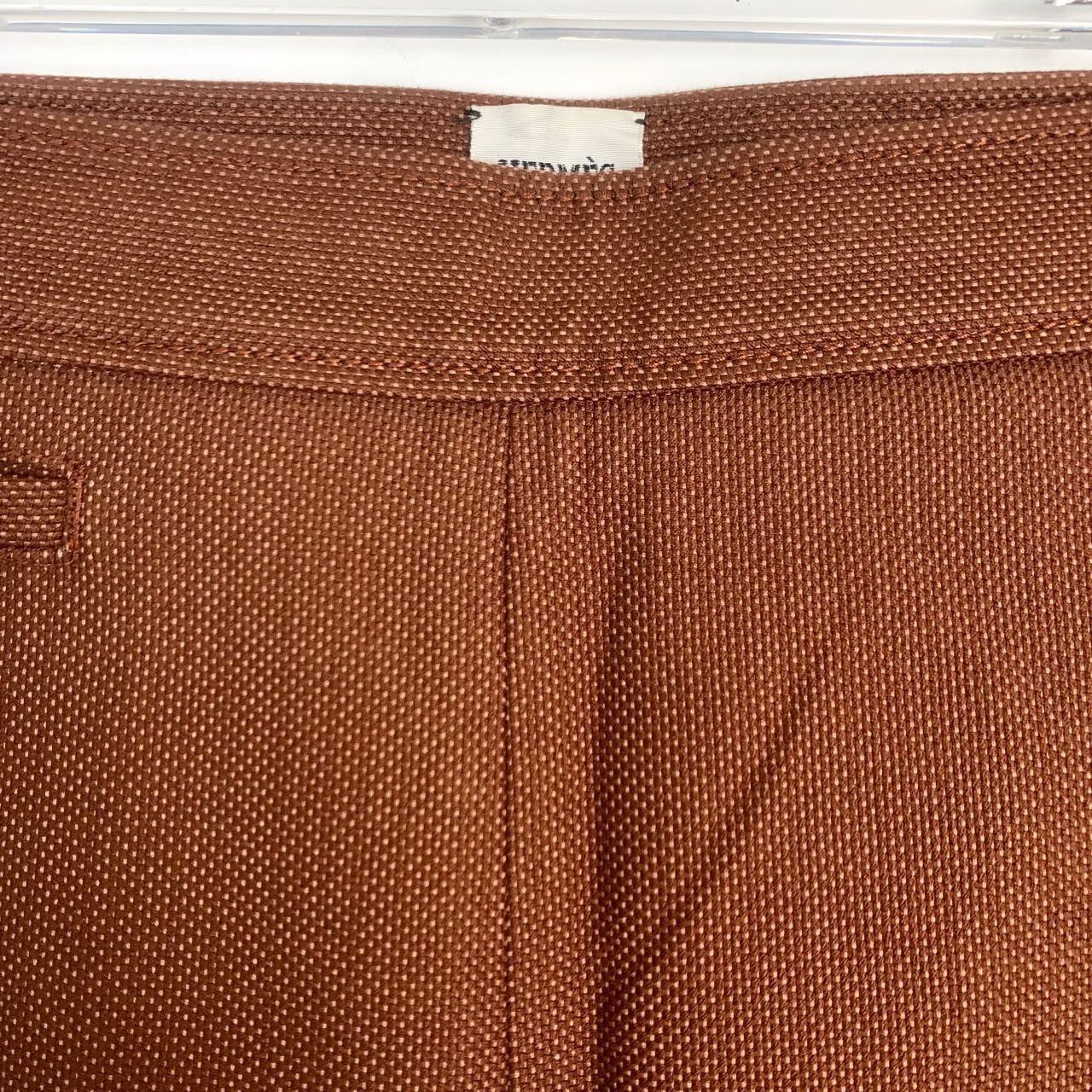 Hermes Hermès Rust Orange Mid-Rise Casual Trousers (Size 34) Size US 34 / EU 50 - 5 Thumbnail