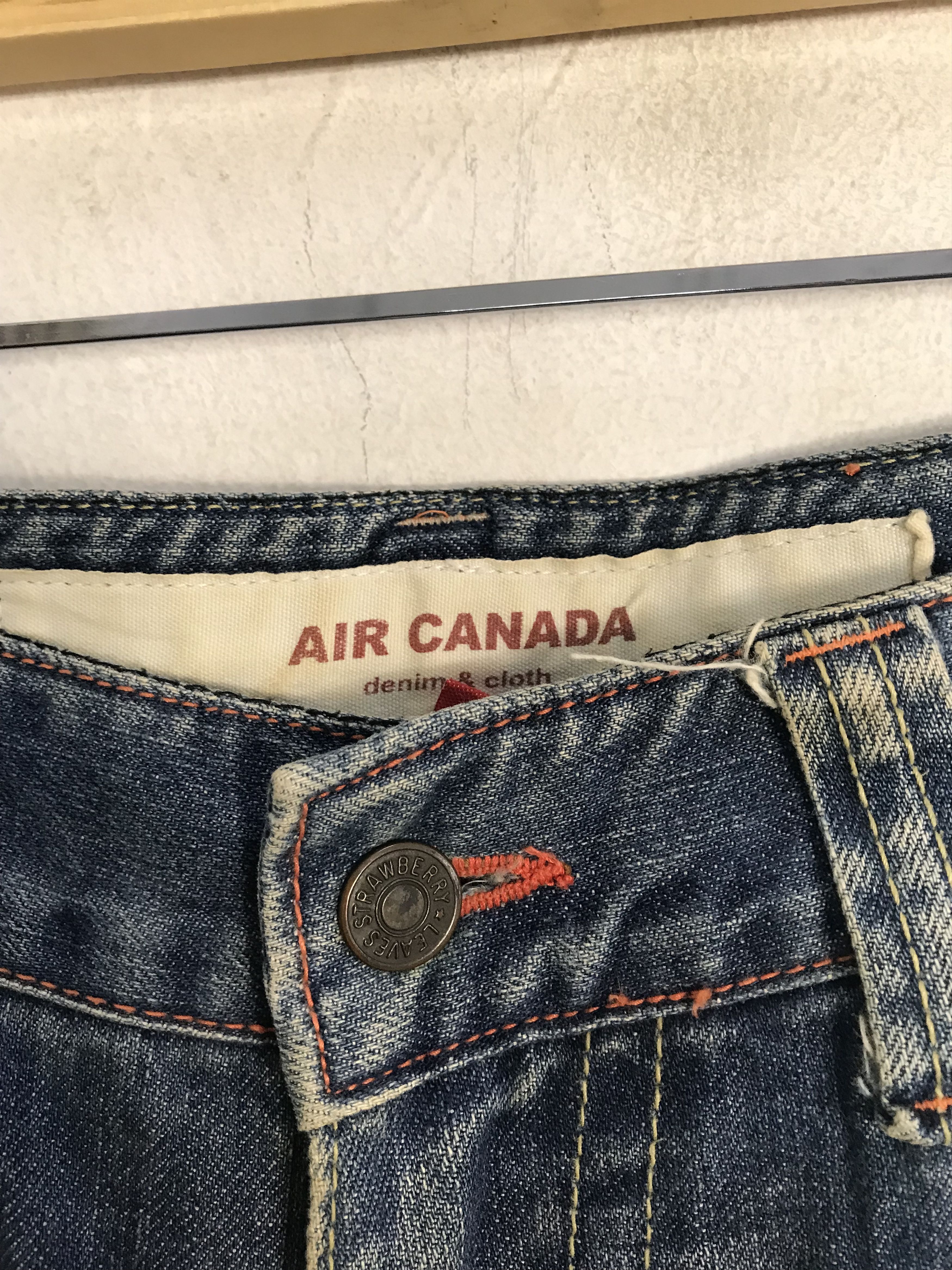 Other Air Canada Straight Cut Indigo Cargo Denim Jeans Size US 31 - 5 Thumbnail