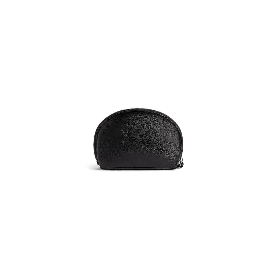 Balenciaga o1srvl11e0825 Size: OS / Le Cagole XS Cosmetic Pouch Black Size ONE SIZE - 4 Thumbnail