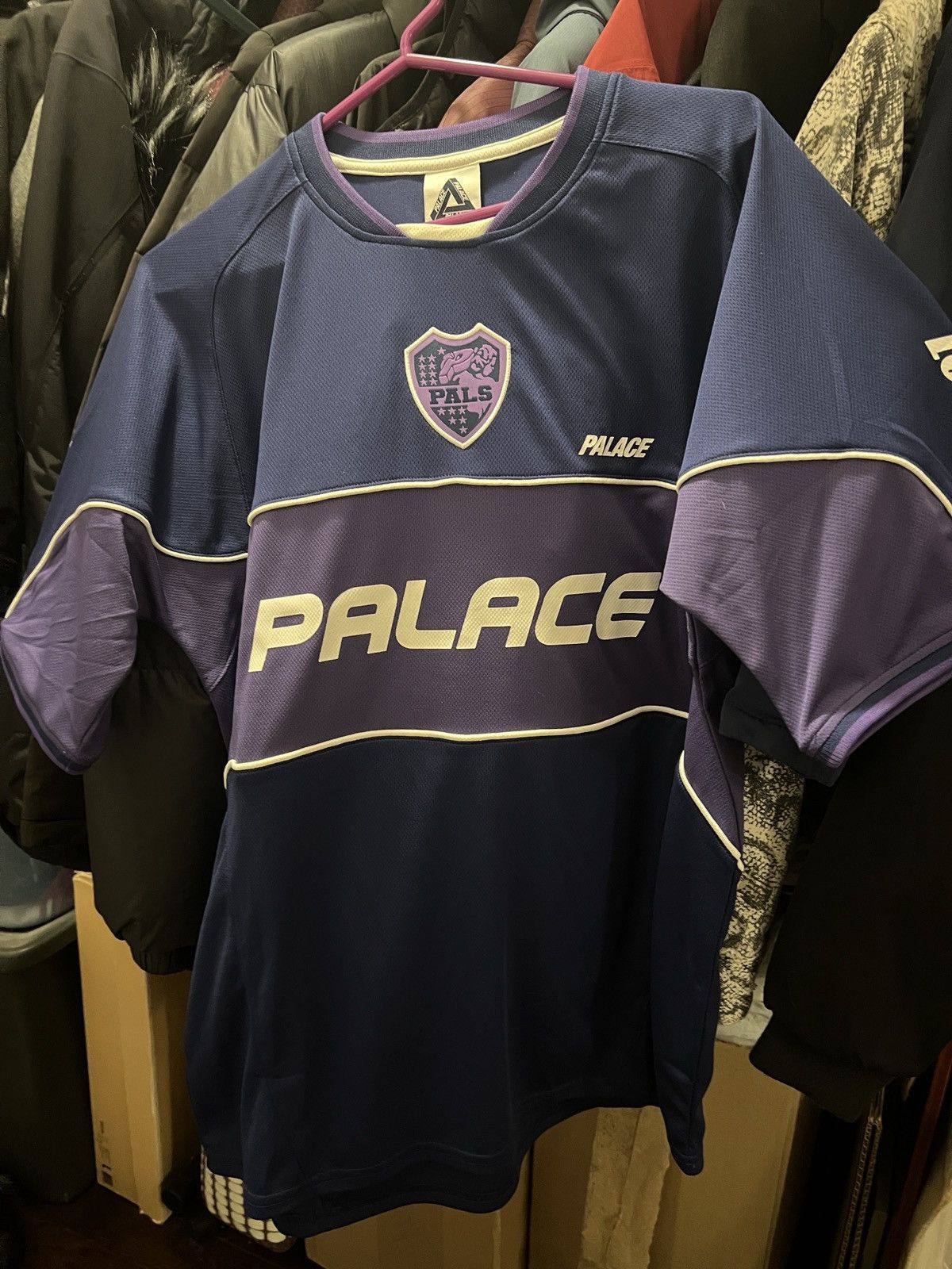 palace sport mit mesh top Navy - メルカリ