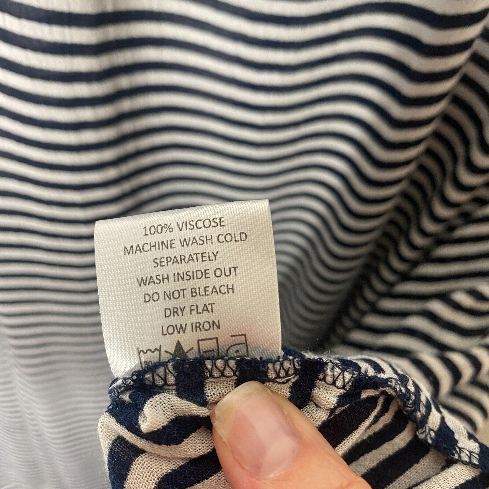 Other Mudpie Navy & White Thin Striped Sleeveless Tank Dress S Size S / US 4 / IT 40 - 9 Thumbnail