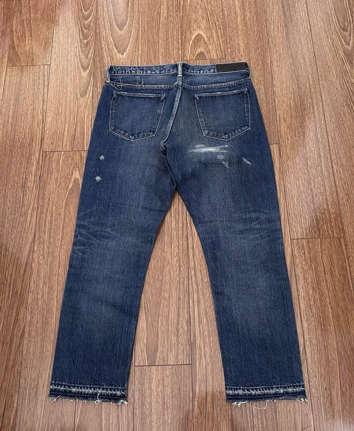KURO KURO - Washed & Destroyed Denim Jeans Size US 32 / EU 48 - 2 Thumbnail