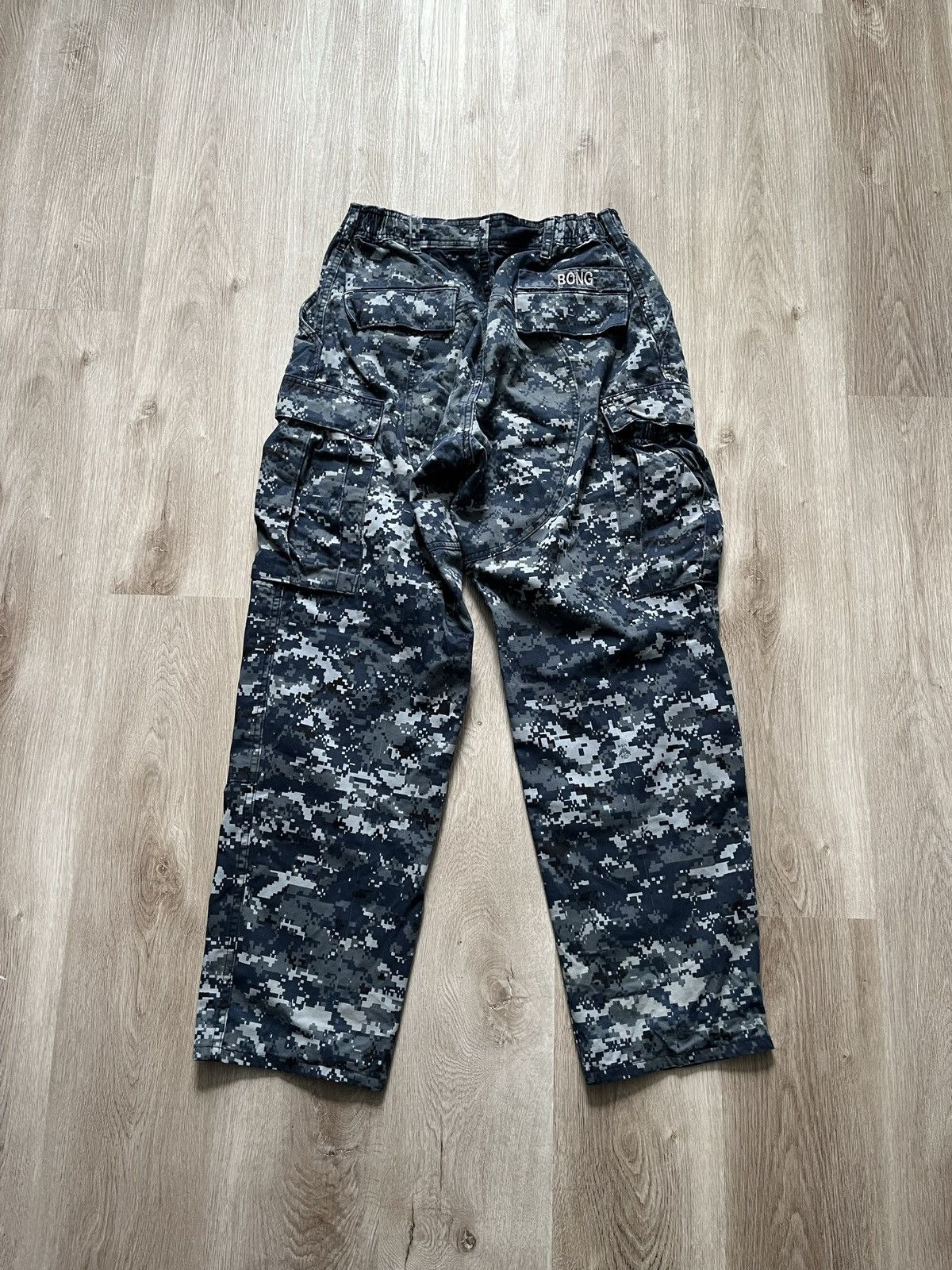 Vintage US MILITARY ISSUED BLUE DIGITAL CAMO Size US 28 / EU 44 - 2 Thumbnail
