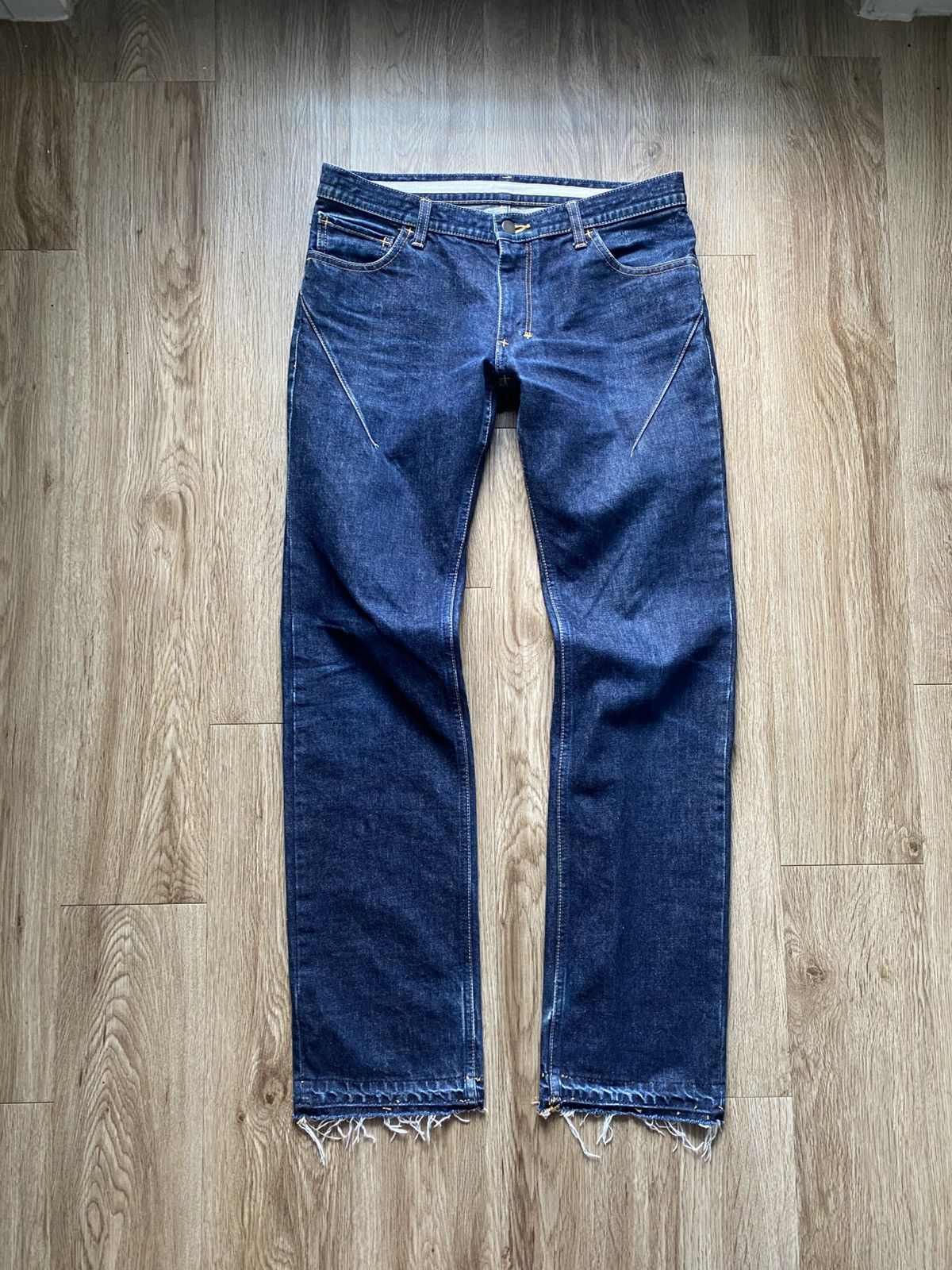 Number Nine Distressed Denim | Grailed