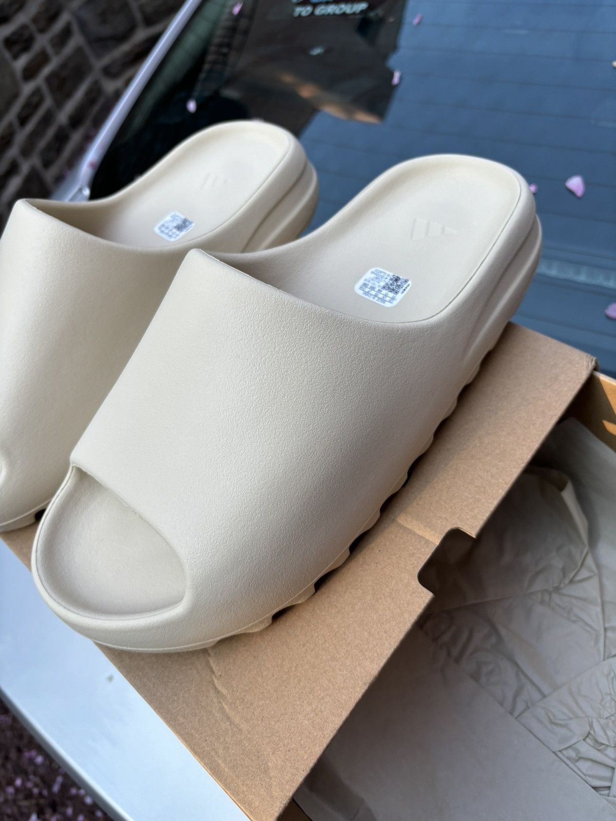 Adidas Yeezy Slide Bone | Size 11 | Brand New (No Box) Yeezy Slide “Bone” main image 2