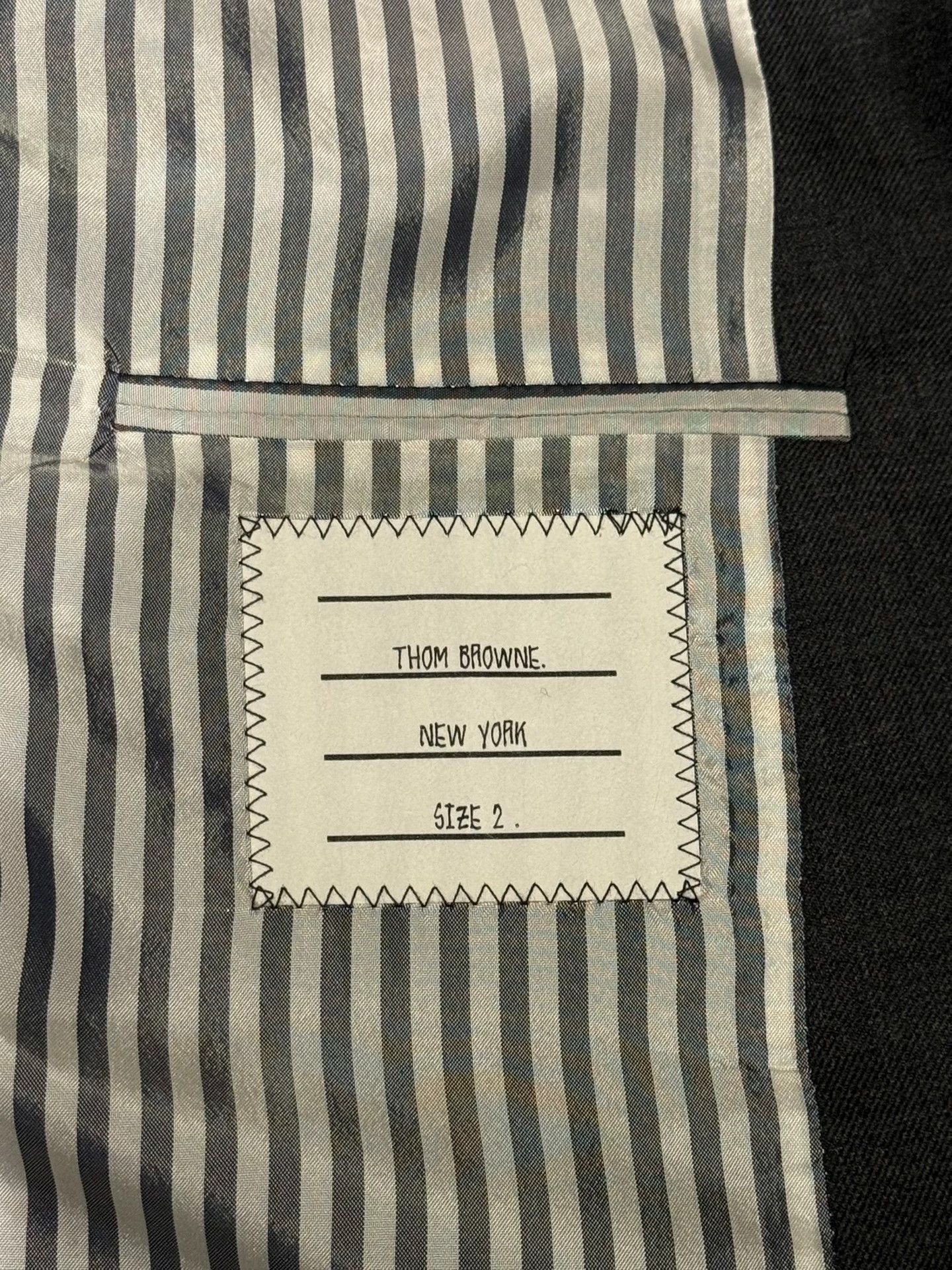 Thom Browne Thom Browne Classic Charcoal Gray Slim Fit Suit Size US M / EU 48-50 / 2 - 3 Thumbnail