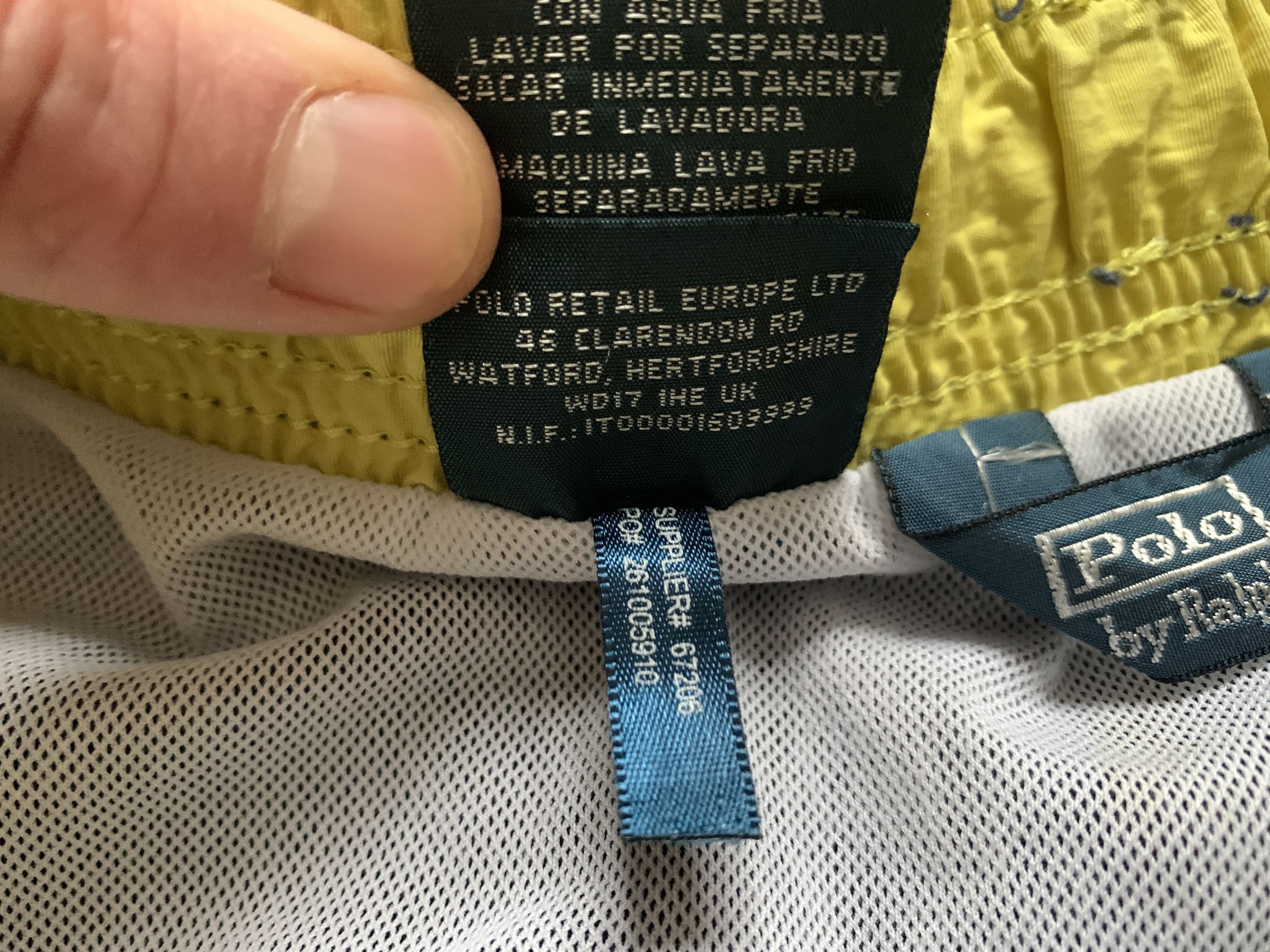 Polo Ralph Lauren × Ralph Lauren Polo Ralph Lauren Vintage Swim Shorts Size US 33 - 9 Thumbnail