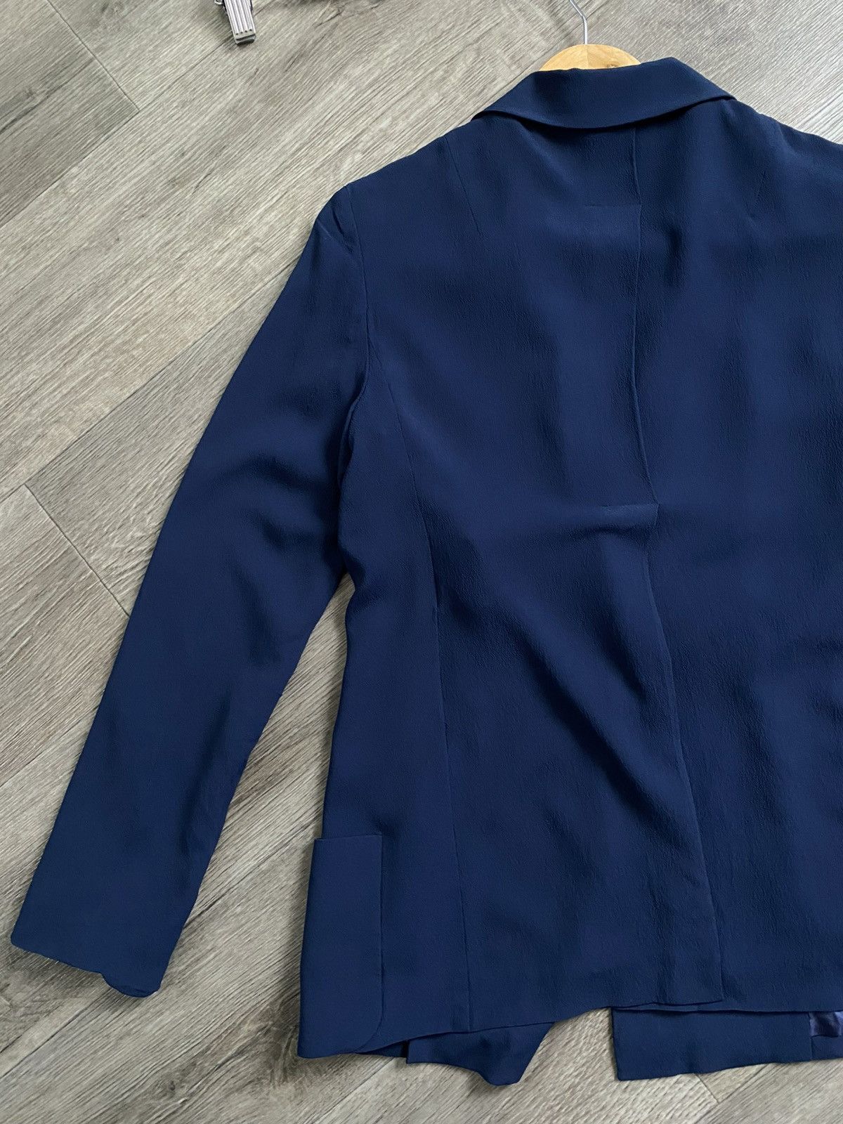 Jil Sander 🫧JIL SANDER SILK BLAZER Vintage Raf Simons Era Size XS / US 0-2 / IT 36-38 - 8 Thumbnail