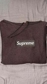 Supreme Brown Box Logo Hoodie | Grailed