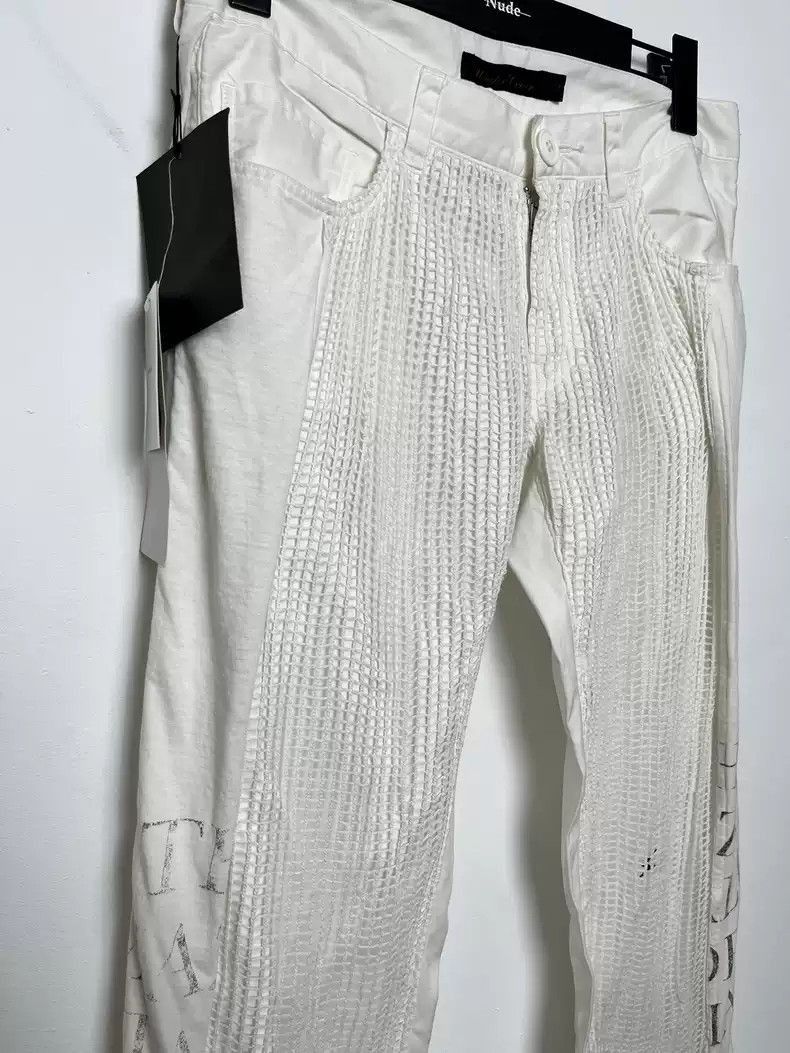 Undercover UNDERCOVER 06SS T MESH stitching pants Size US 32 / EU 48 - 2 Thumbnail