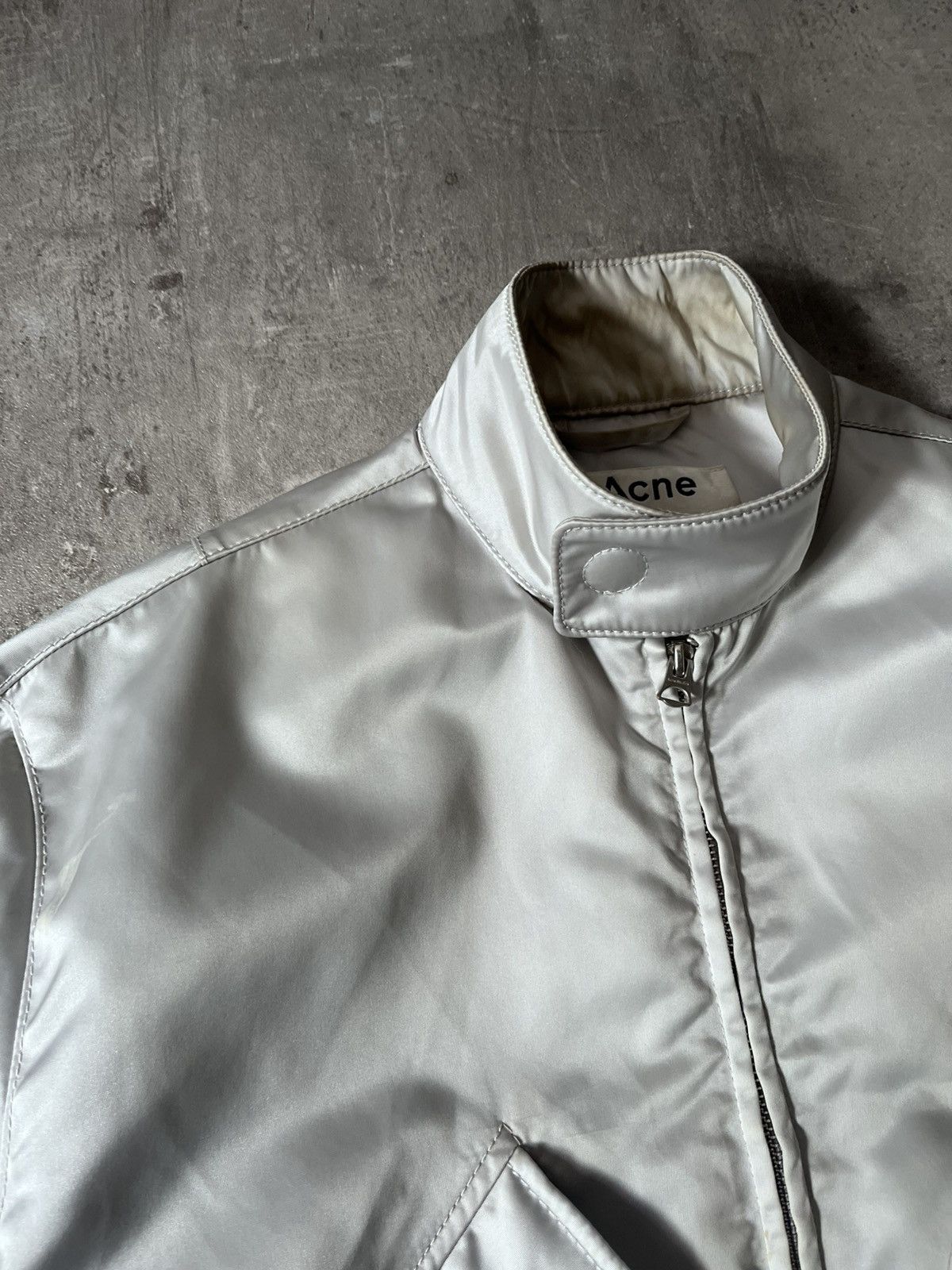 Acne Studios Acne Studios S/S 2017 Mito silver nylon jacket Size US M / EU 48-50 / 2 - 6 Thumbnail
