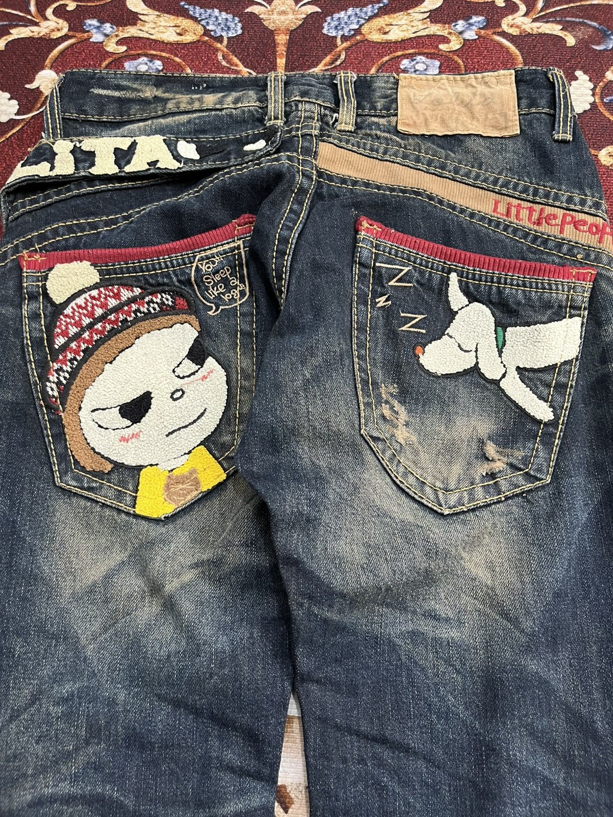 Japanese Brand Lolita x yoshimoto nara jeans Size US 31 - 3 Thumbnail