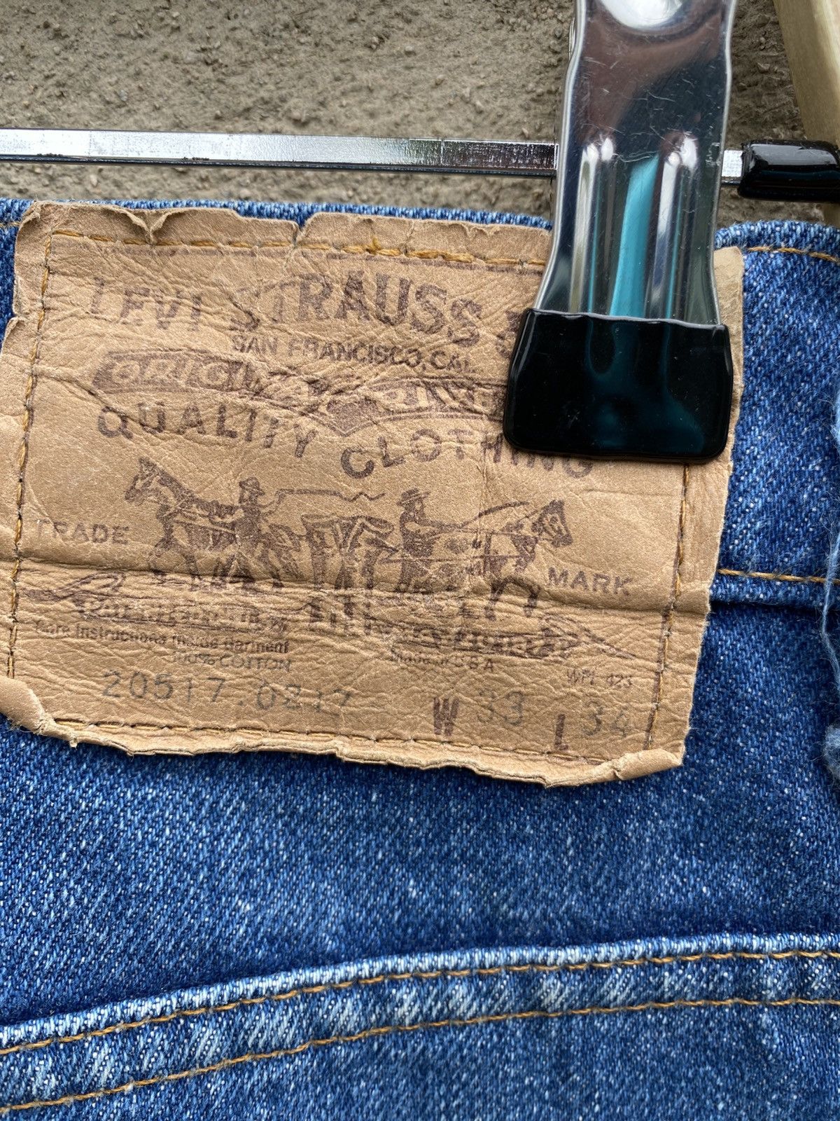 Levi's × Levi's Vintage Clothing × Vintage W33x31 Vintage levi's 517 orange tab flare boot cut USA Size US 33 - 4 Thumbnail