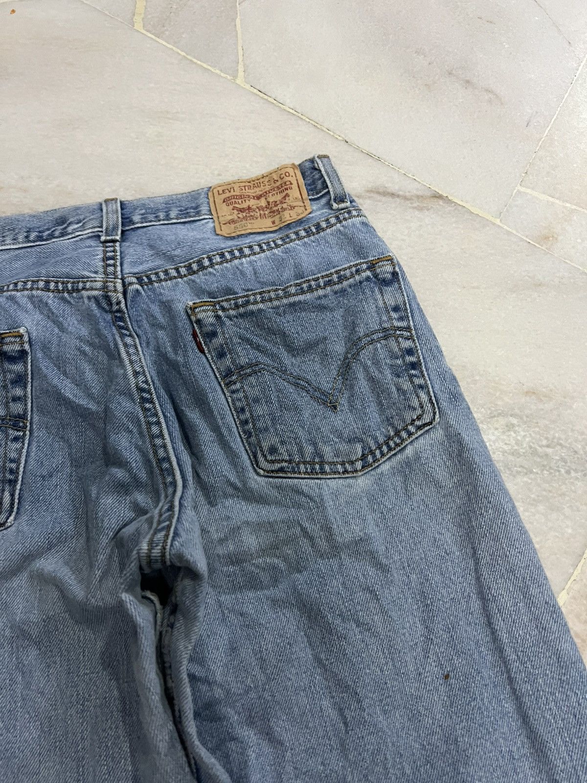 Levi's × Levi's Vintage Clothing × Vintage Vintage Levis 550 Light Wash Jean Size US 30 / EU 46 - 12 Thumbnail