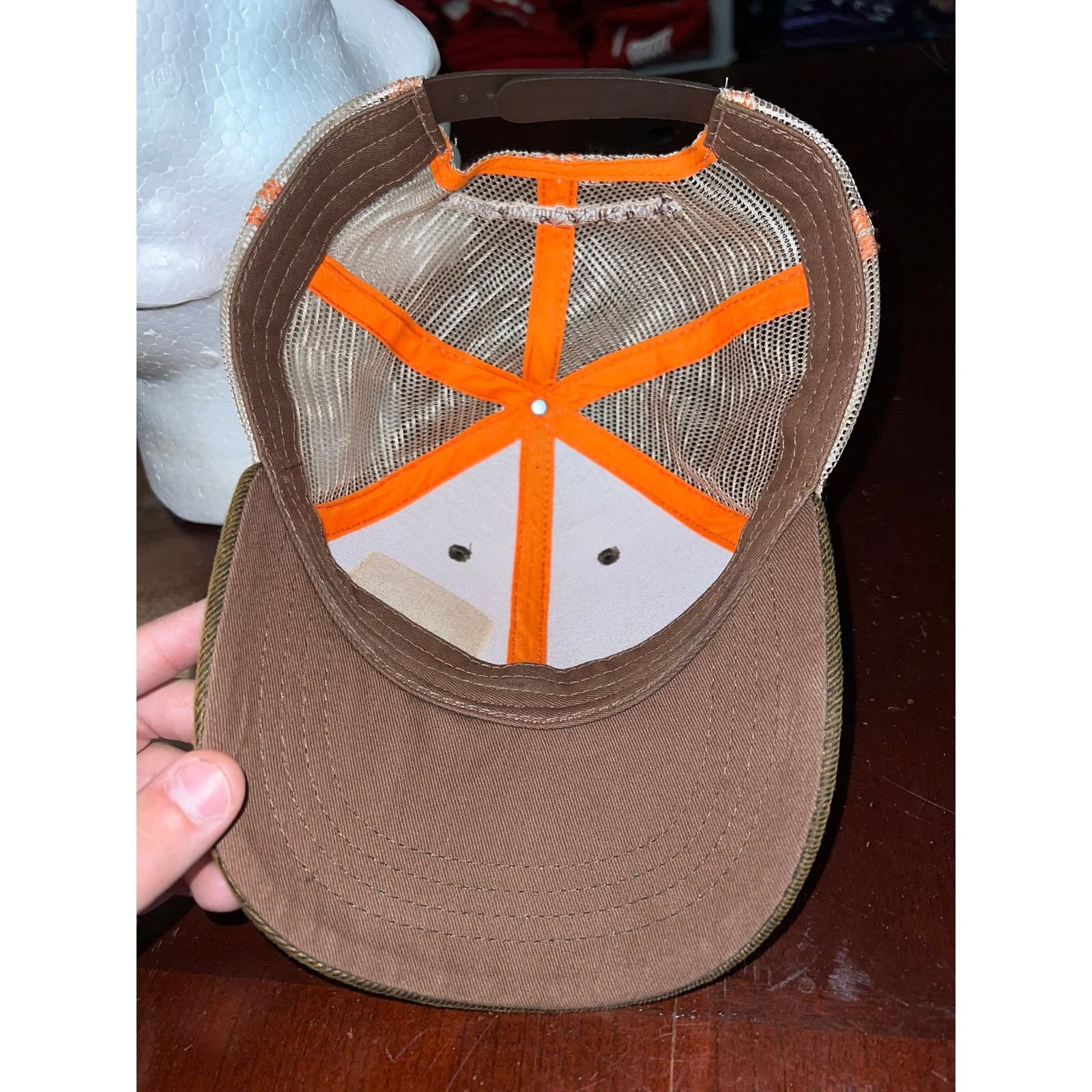 Vintage Big R Stores Green Hat Trucker Mesh Style Store Brown Cap Size ONE SIZE - 8 Thumbnail