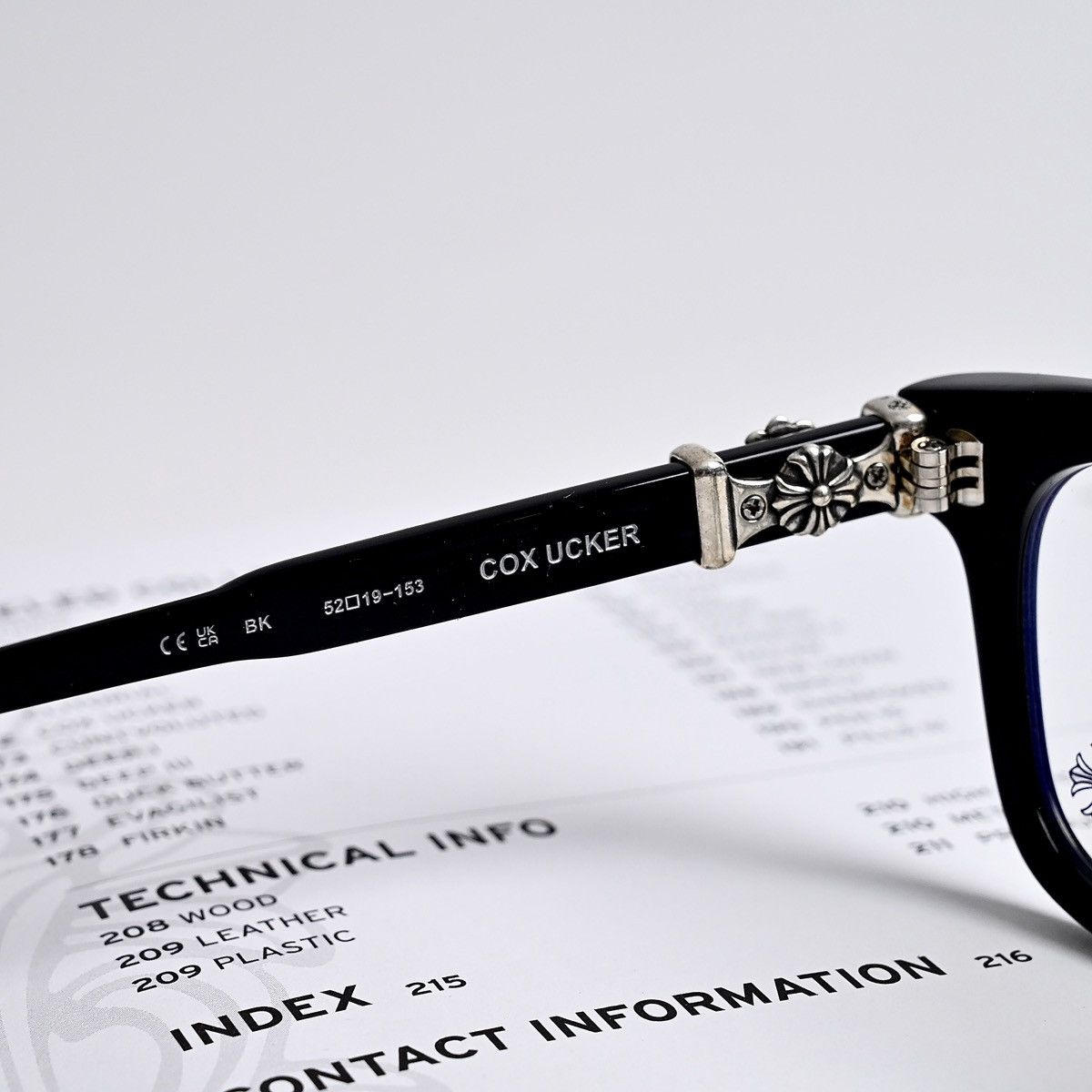Chrome Hearts CHROME HEARTS COX UCKER GLASSES Size ONE SIZE - 7 Thumbnail