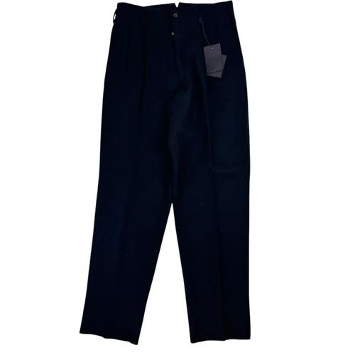 Prada Wool Pleated Dress Pant Navy