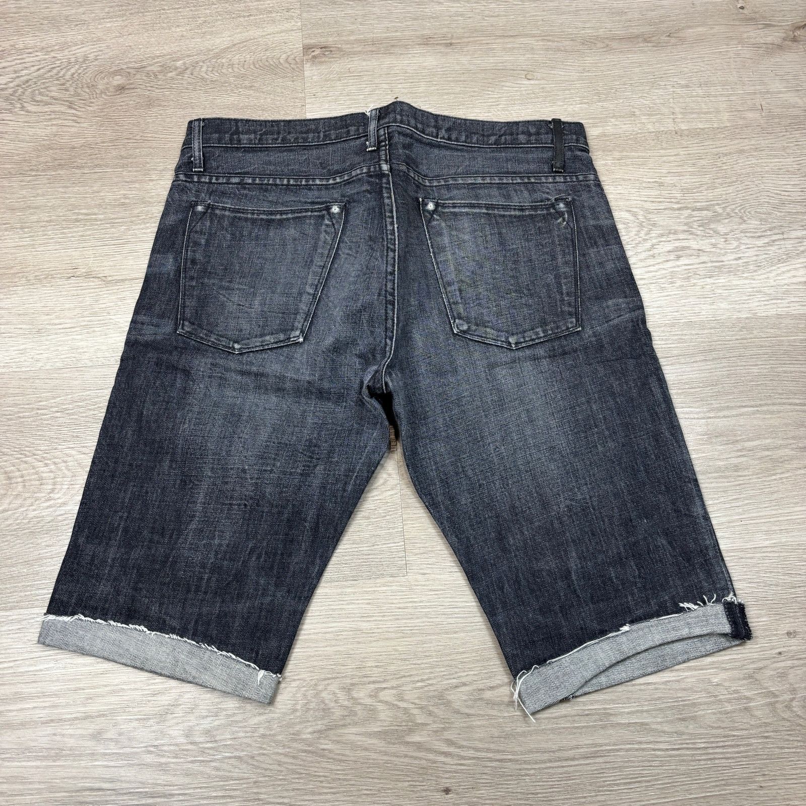 Helmut Lang Raw and Dry Denim 12.5 Shorts Jorts Men's 32
