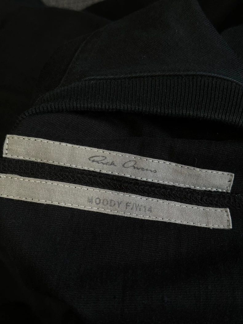 Rick Owens Rick Owens 14fw main line solid black cotton T-shoulder lon Size US XS / EU 42 / 0 - 5 Thumbnail
