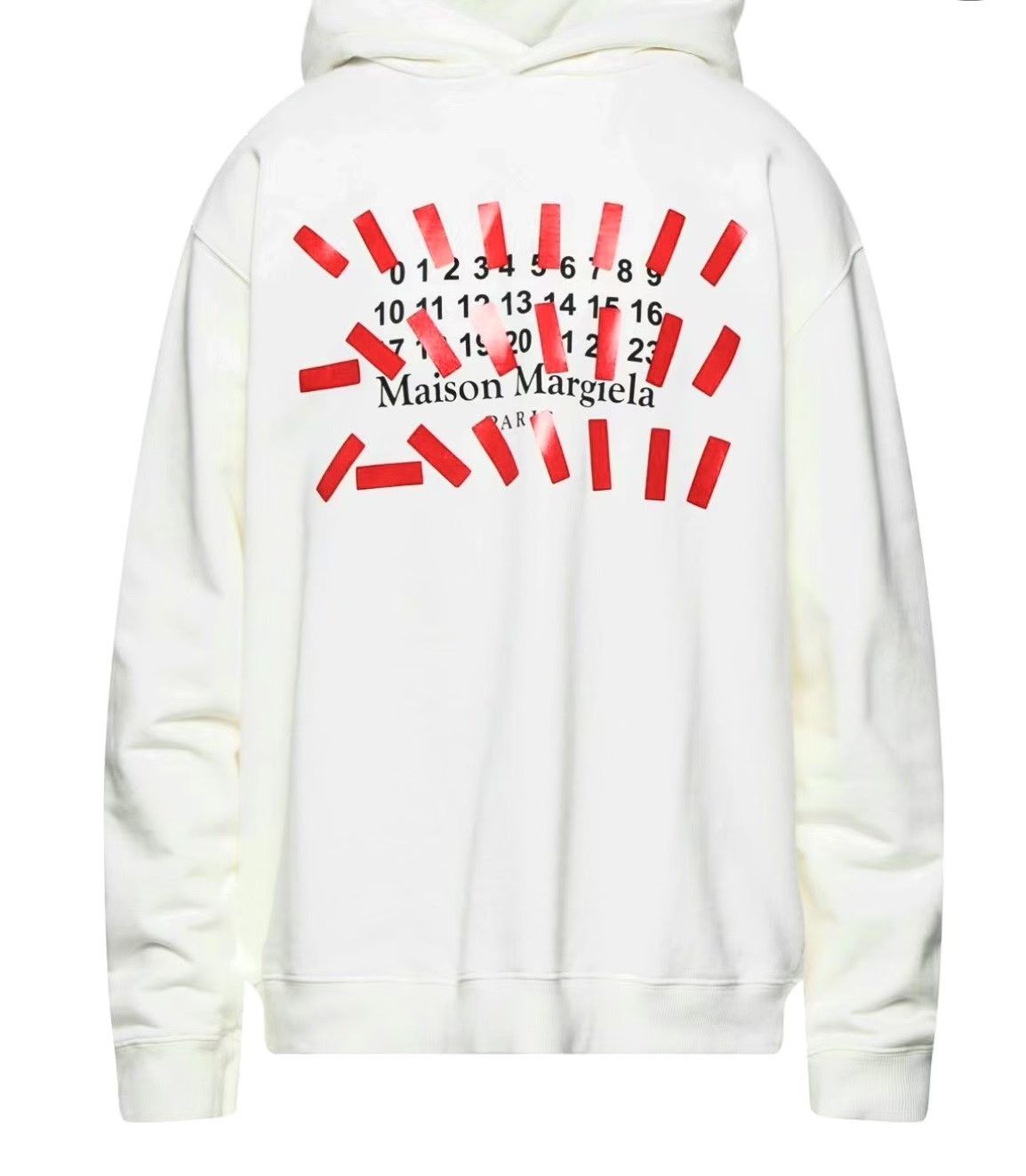 Maison Margiela Maison Margiela Size 48 White logo printed sweatshirt size4 Size US M / EU 48-50 / 2 - 1 Thumbnail