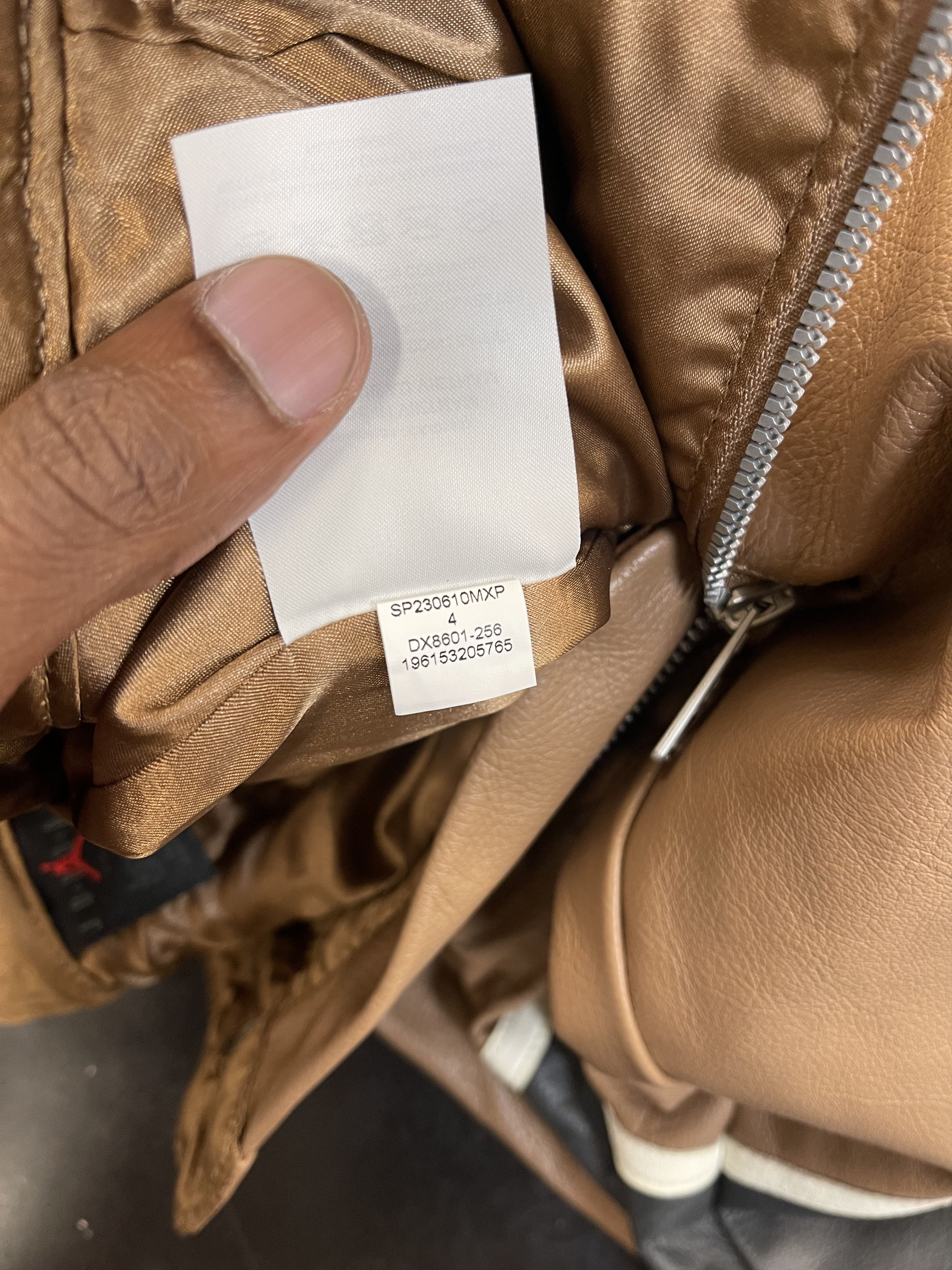 Jordan Brand × Travis Scott Jordan x Cactus Jack Leather Pants Archaeo Brown Size US 28 / EU 44 - 10 Thumbnail