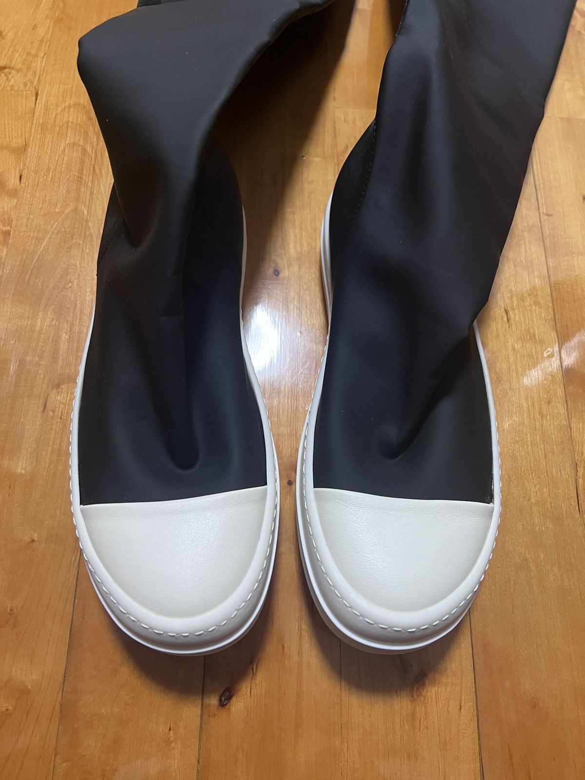 Rick Owens Drkshdw Rick owens ramones thigh high sock sz37.5 Size US 7.5 / IT 37.5 - 3 Thumbnail