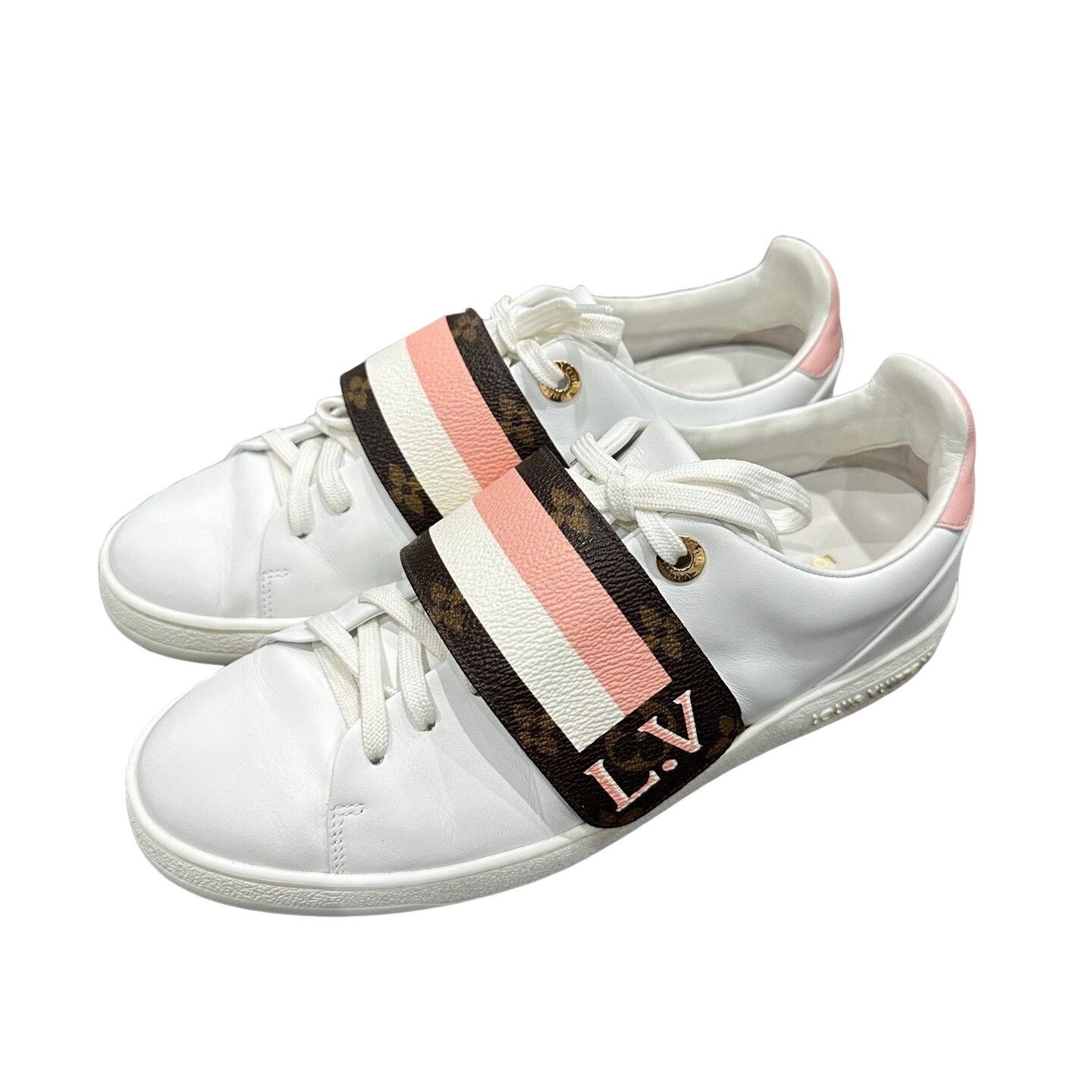 Louis Vuitton Louis Vuitton Monogram Velcro Low Top Sneakers 36.5 Size US 6.5 / IT 36.5 - 1 Thumbnail
