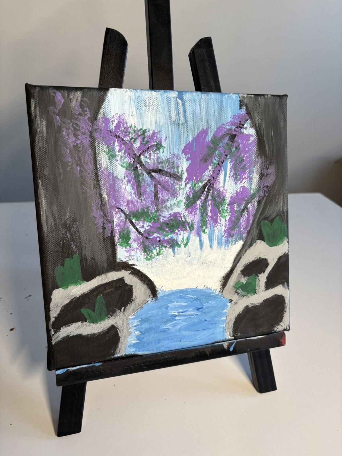 Handmade Held Stillness - Original panting Size ONE SIZE - 2 Thumbnail