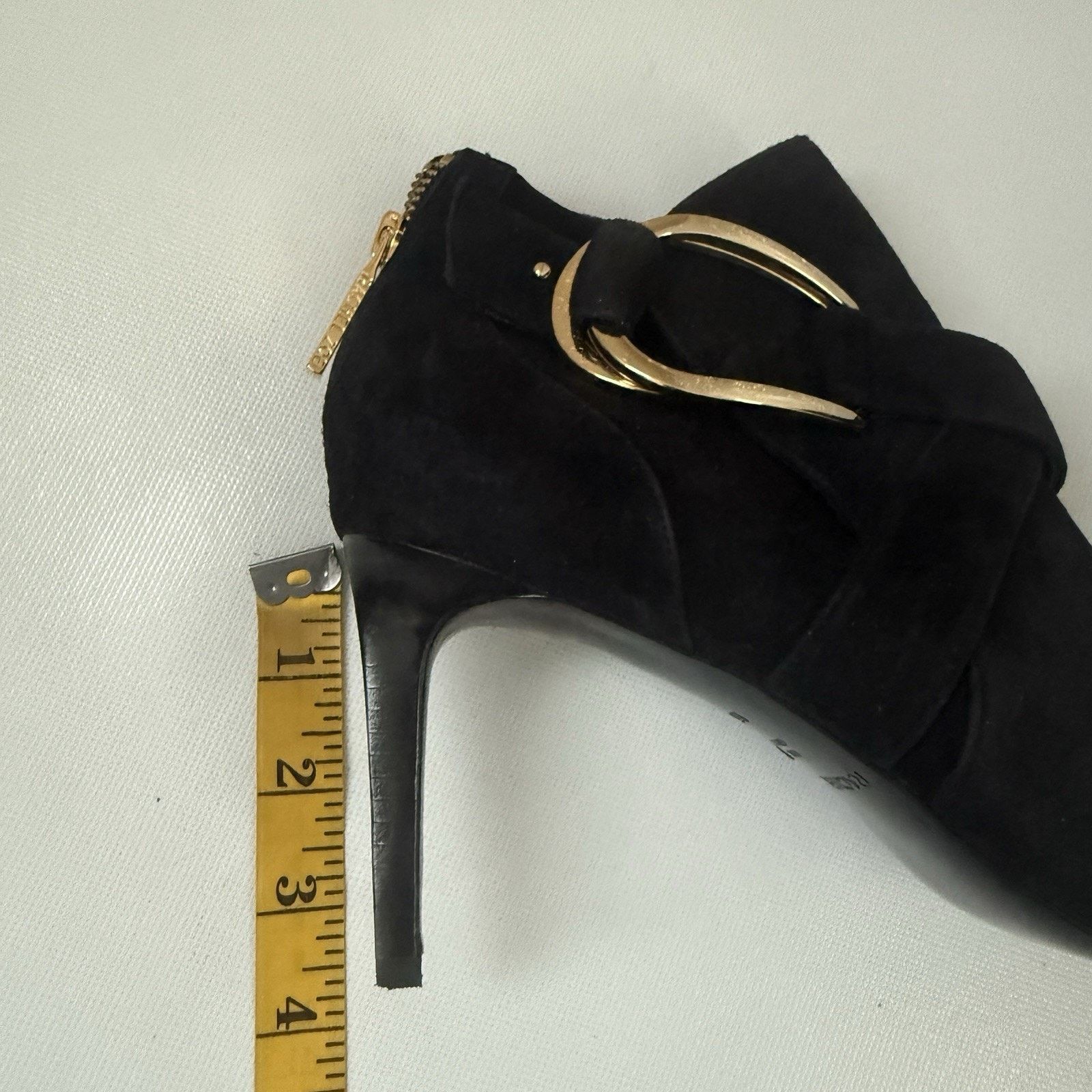 Rachel Zoe Rachel Zoe Suede Heel Bootie Buckle Ankle Sophisticated City Size US 9.5 / IT 39.5 - 6 Thumbnail