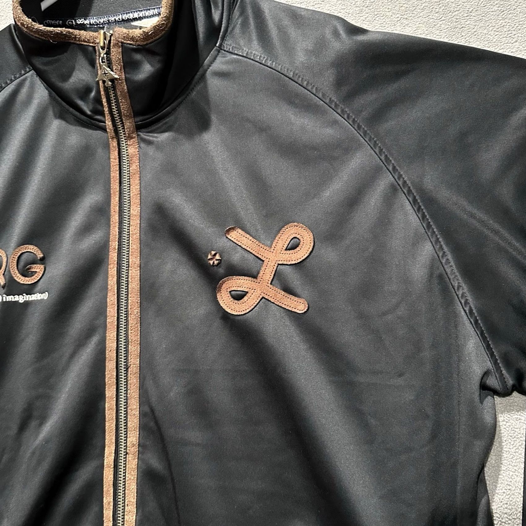 Roots VINTAGE LRG Track Jacket Mens 3XL Black Windbreaker Full Zip Pockets Embroidered Logo Casual Size US XXL / EU 58 / 5 - 4 Thumbnail