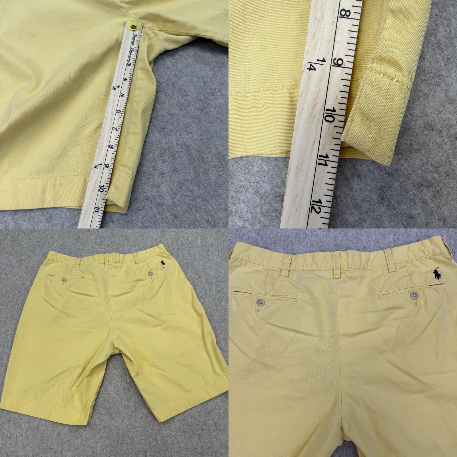 Polo Ralph Lauren Polo Ralph Lauren Shorts Mens 35 Yellow Chino Flat Front Casual Size US S / EU 44-46 / 1 - 9 Thumbnail