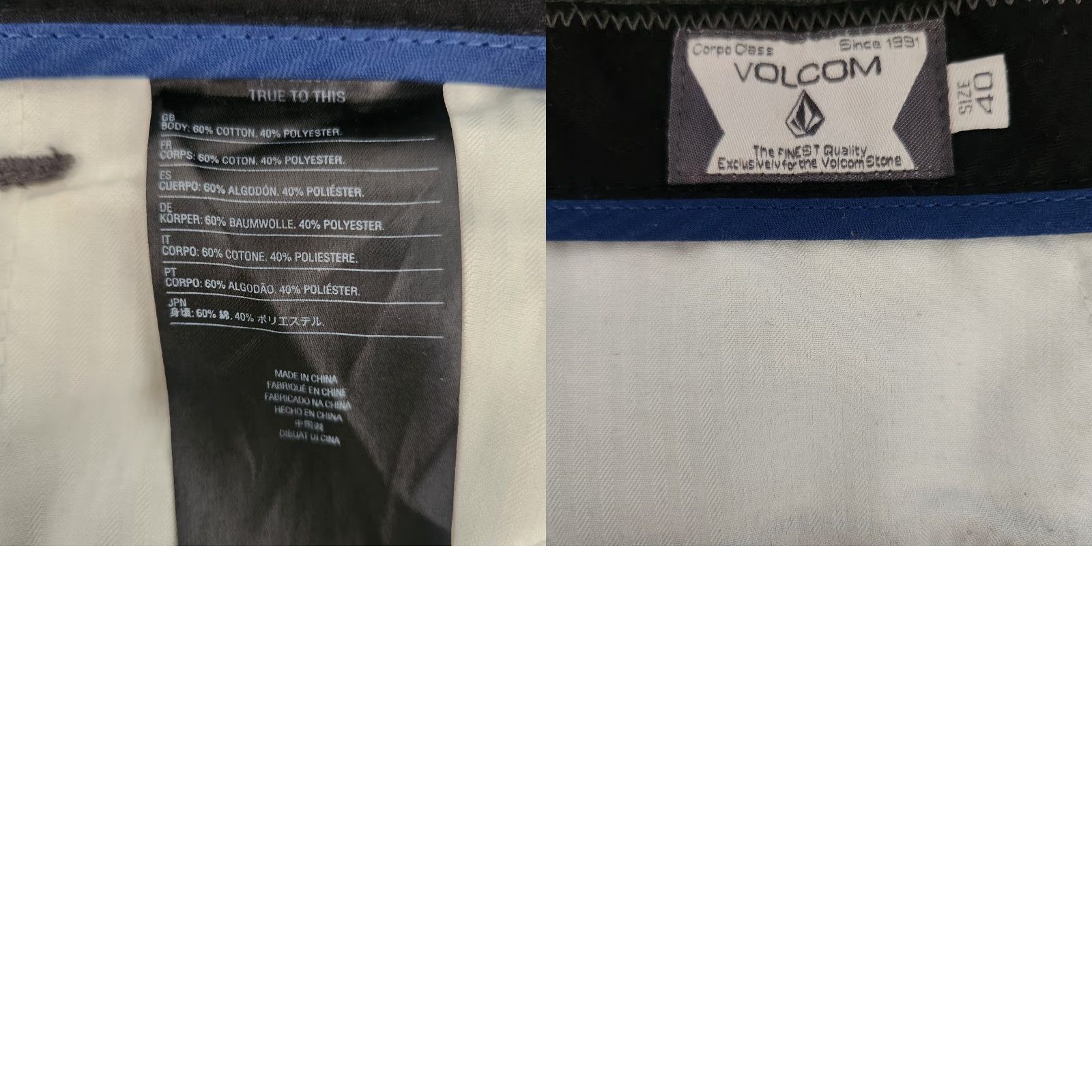 Volcom Volcom Pants 40x32 Gray Vmonty Straight Stretch Casual Mens Skate Street Size US 40 / EU 56 - 9 Thumbnail