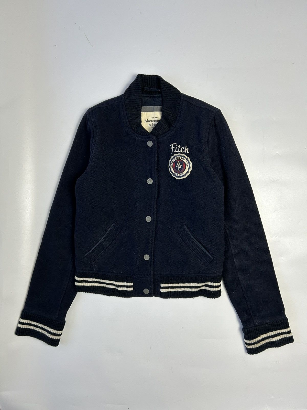 Abercrombie & Fitch ABERCROMBIE & FITCH NEW YORK WOOL JACKET Size US M / EU 48-50 / 2 - 1 Thumbnail