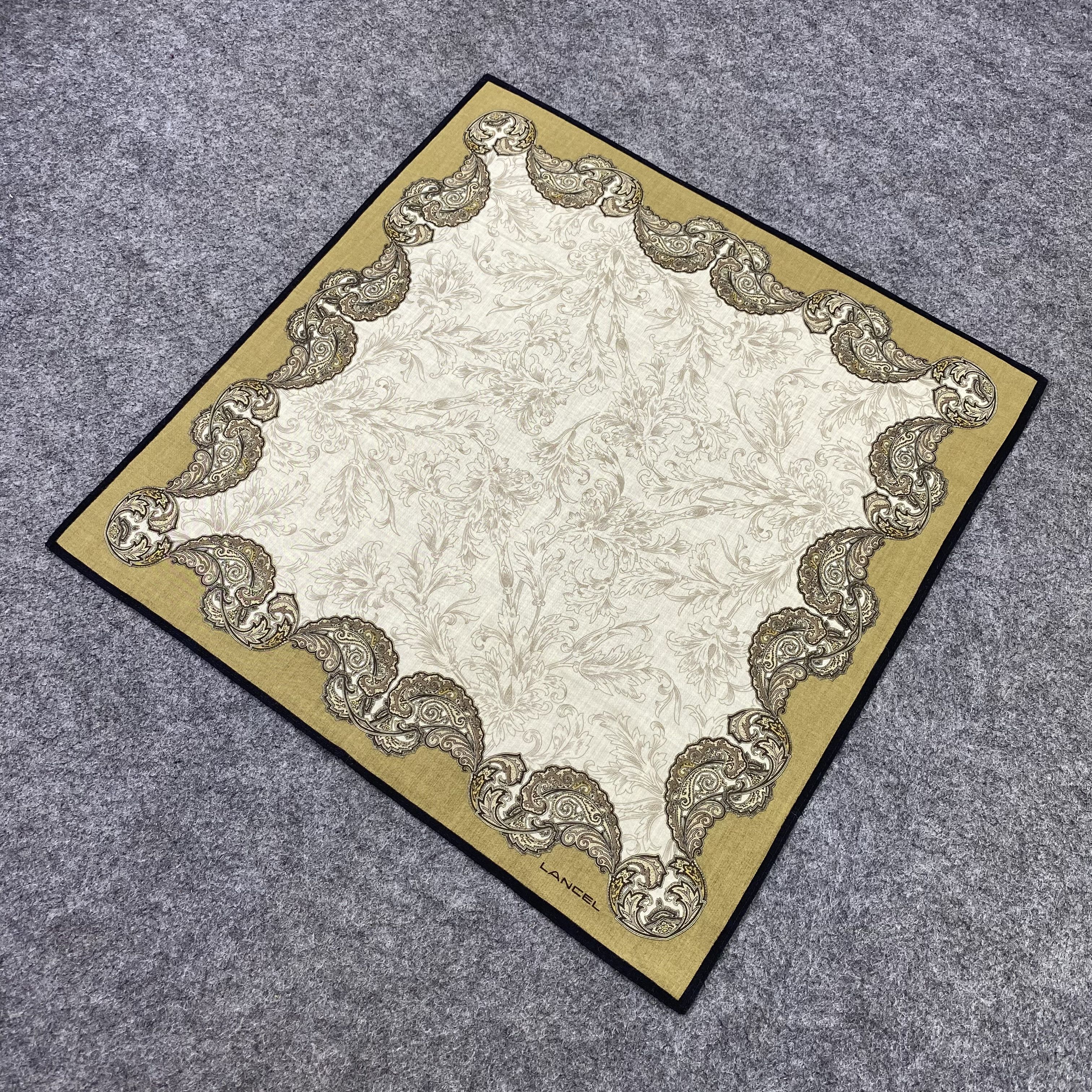 Lancel Lancel Paislee Handkerchief Neckerchief Bandana-B1898 Size ONE SIZE - 4 Thumbnail