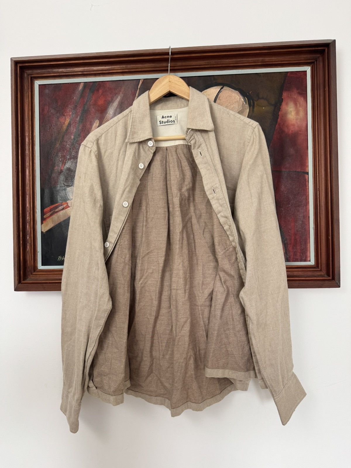 Acne Studios AW17 Acne Studios Denver Melt Button Up Shirt Designer Size US M / EU 48-50 / 2 - 4 Thumbnail
