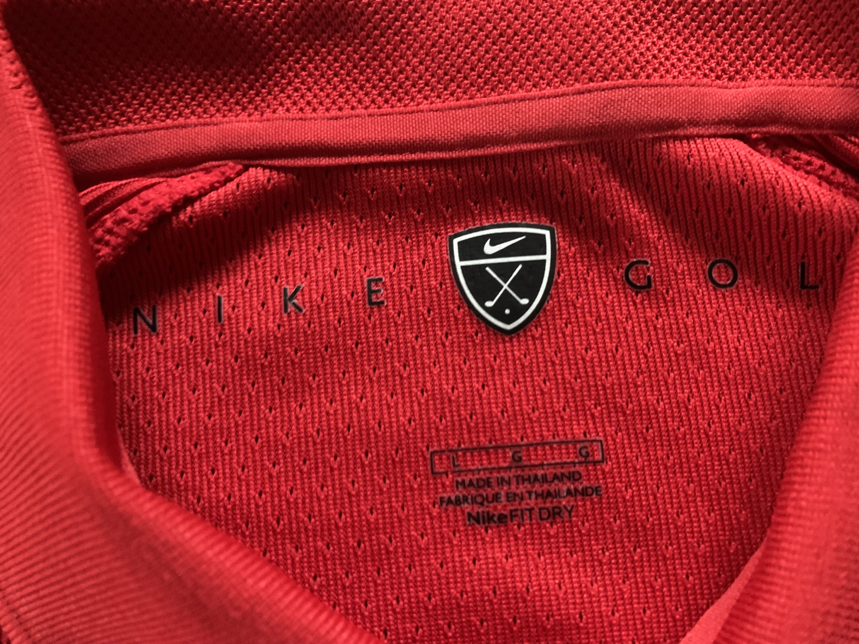 Nike Mens Nike Red Golf Polo Shirt Fit Dry Size US L / EU 52-54 / 3 - 7 Thumbnail