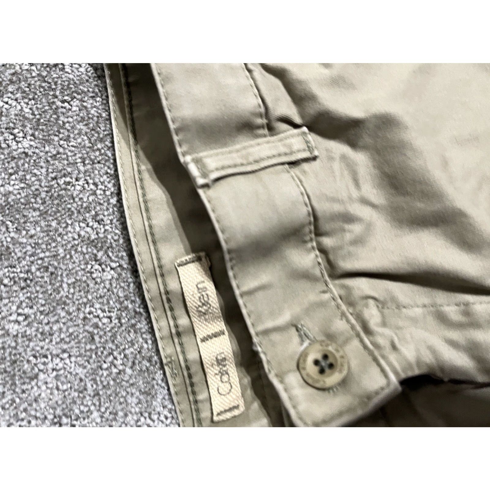 Calvin Klein Calvin Klein Mens Chino Pants Beige Liquid Cotton Twill Straight Size 30x32 Size US 30 / EU 46 - 5 Thumbnail