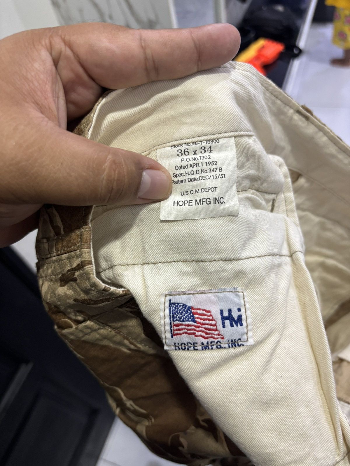 Vintage Vintage Hope Mfg. Inc Tiger Stripe Camo Pants Size US 36 / EU 52 - 6 Thumbnail
