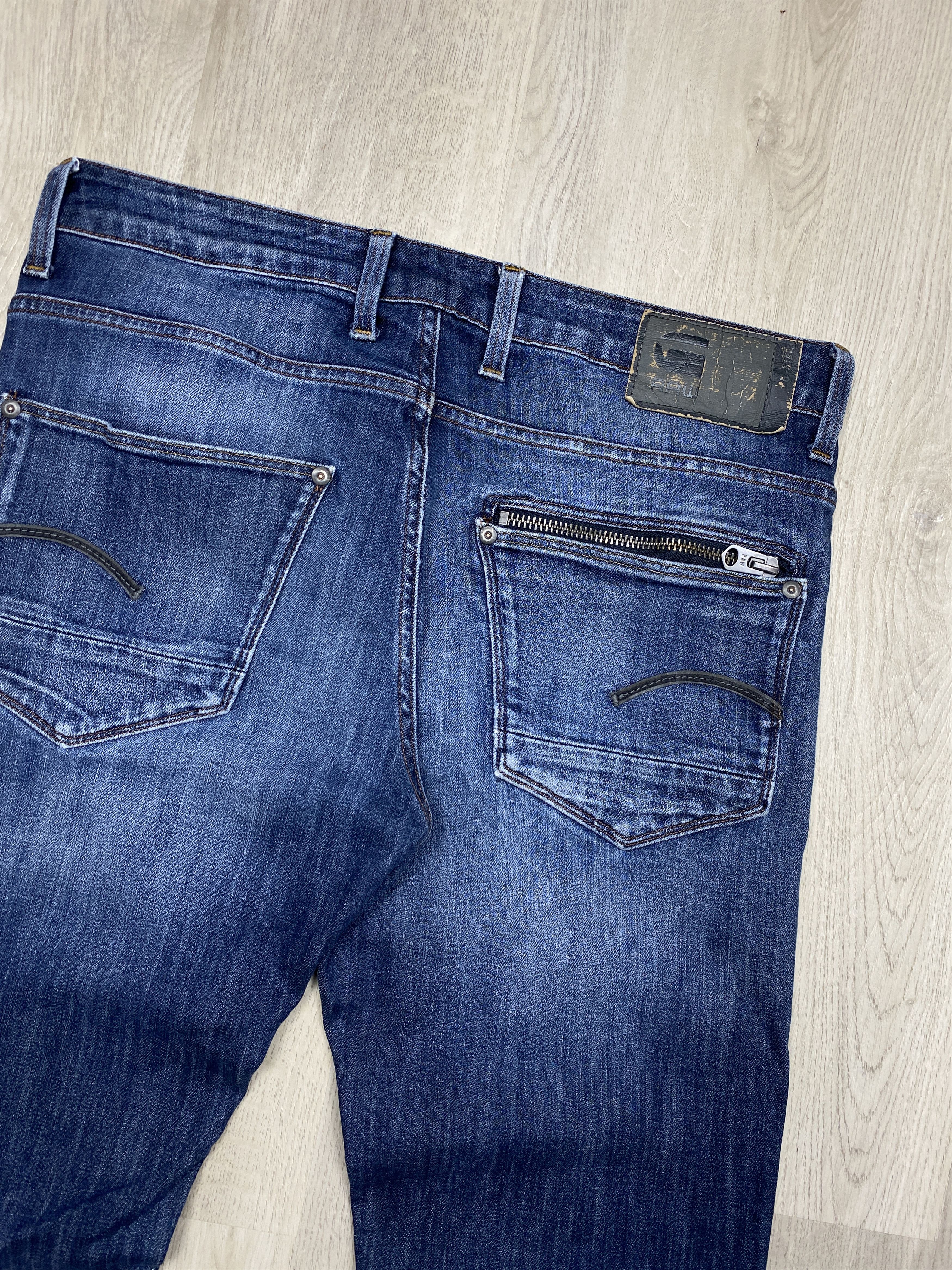 G-Star G Star Raw Vintage Mens Attacc Straight Denim Pants Jeans Size US 34 / EU 50 - 6 Thumbnail